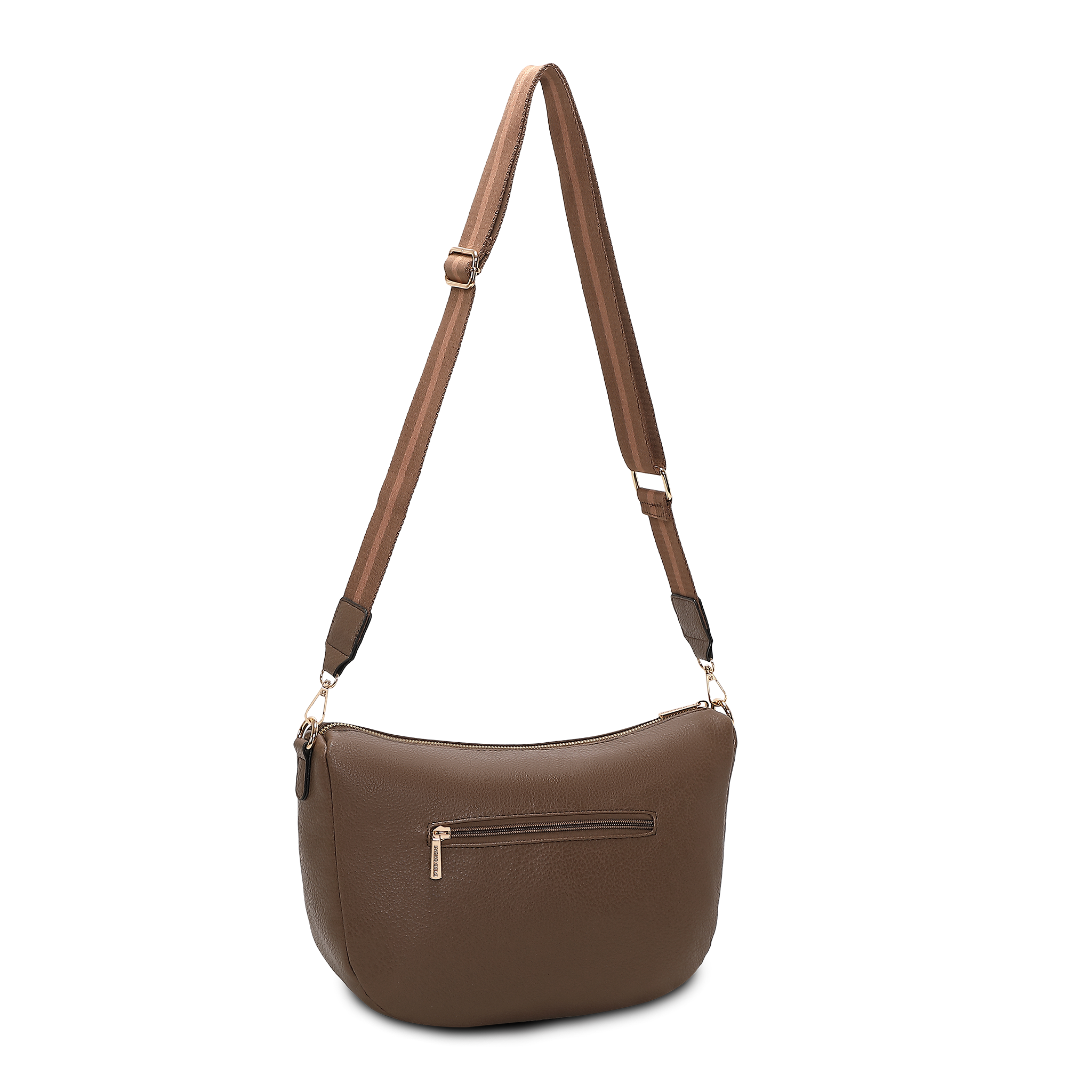 Crossbody Veske | Bred skulderrem | Taupe | 8053212 Alma