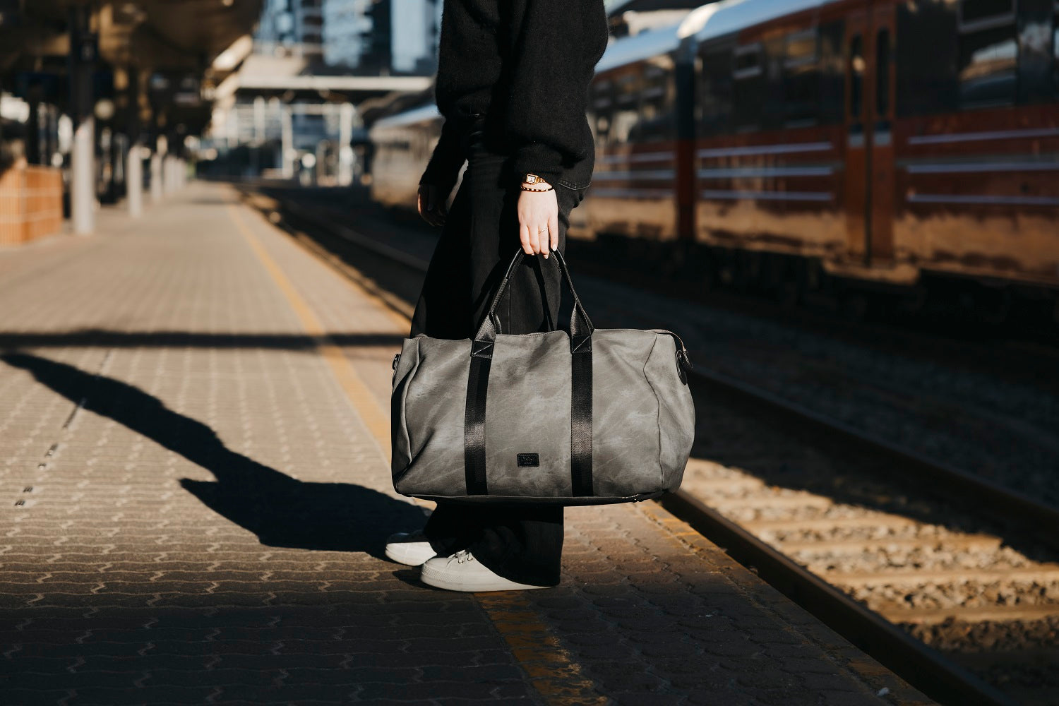 Weekendbag/Treningsbag | Grå | Romslig | 8053222 Kim