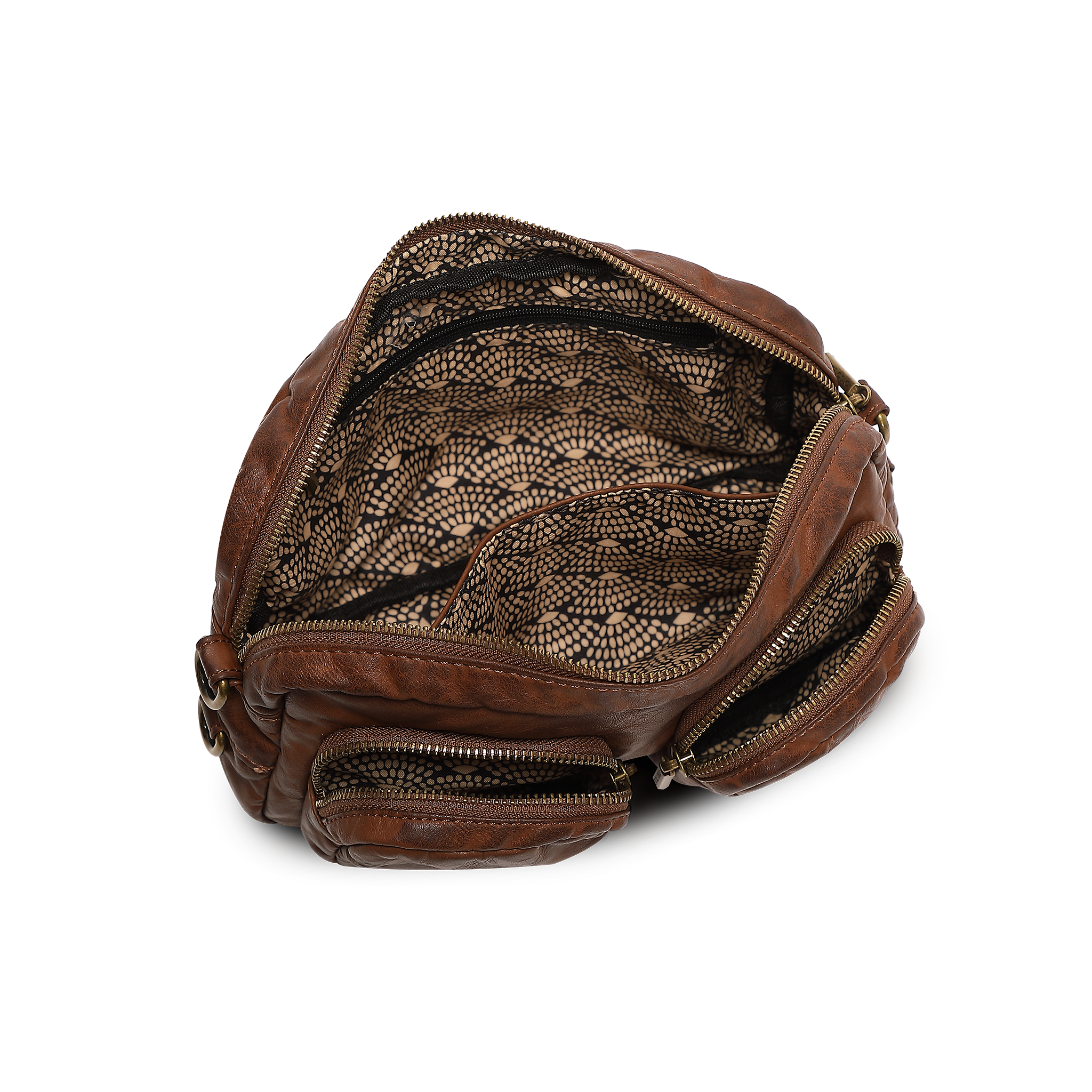 Crossbody-Veske | Myk | Brun | 8053809 Harstad