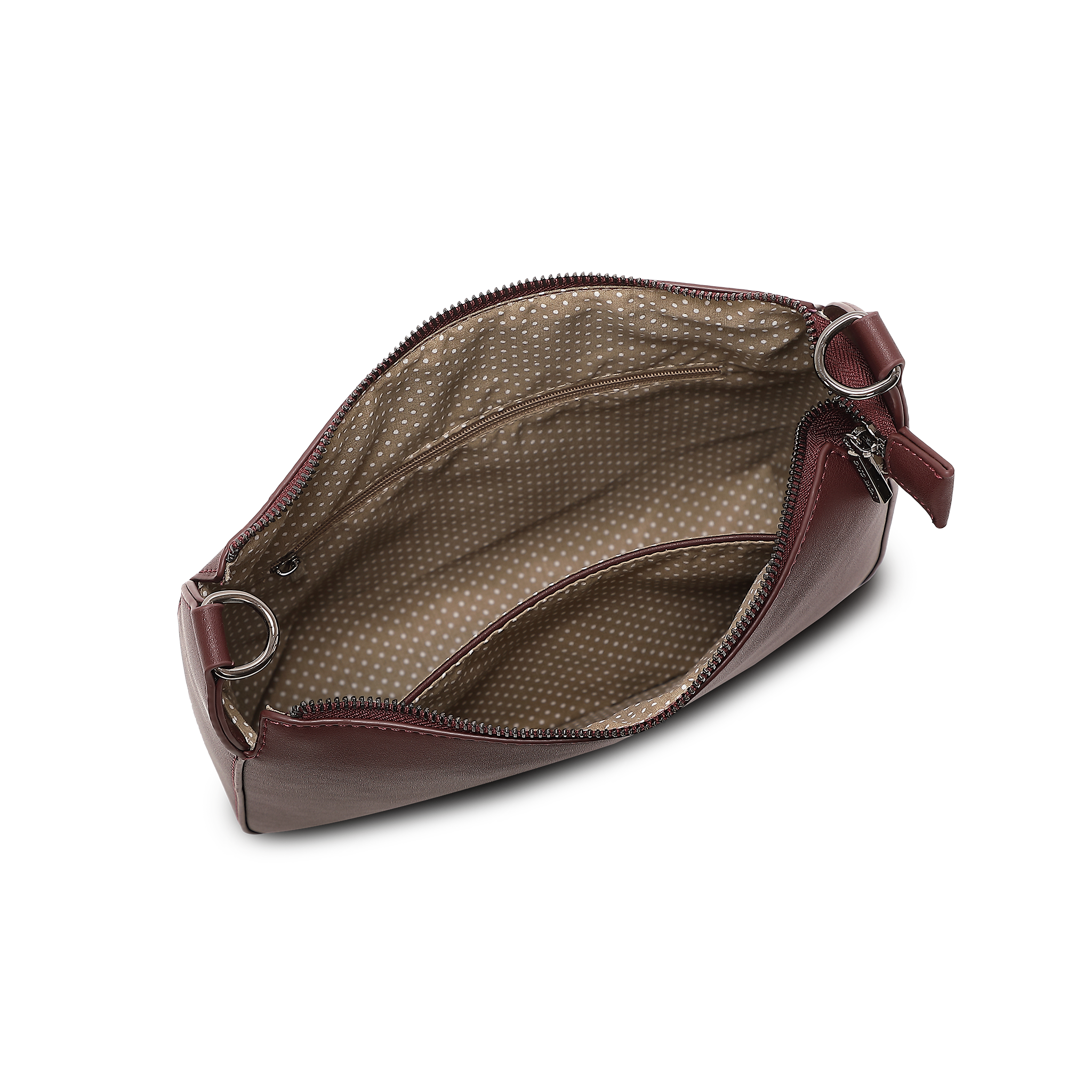 Crossbody | Klassisk | Burgunder | 8053833 Levanger