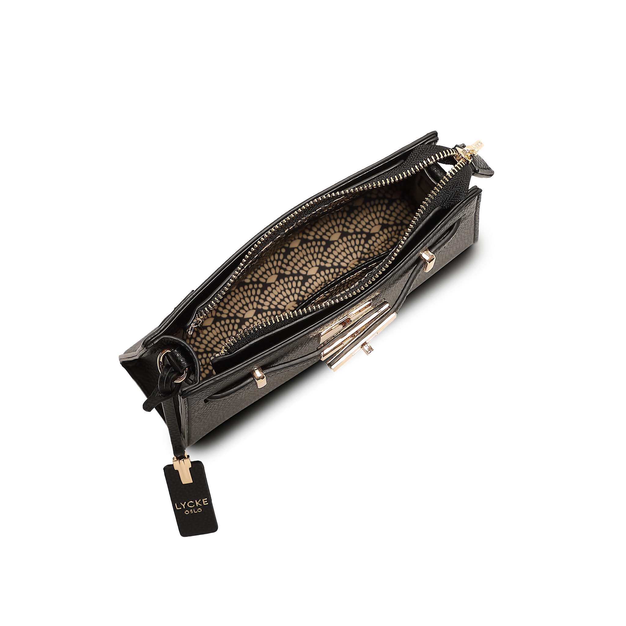 Skulderveske med lang reim | Sort | 8061110 Askim