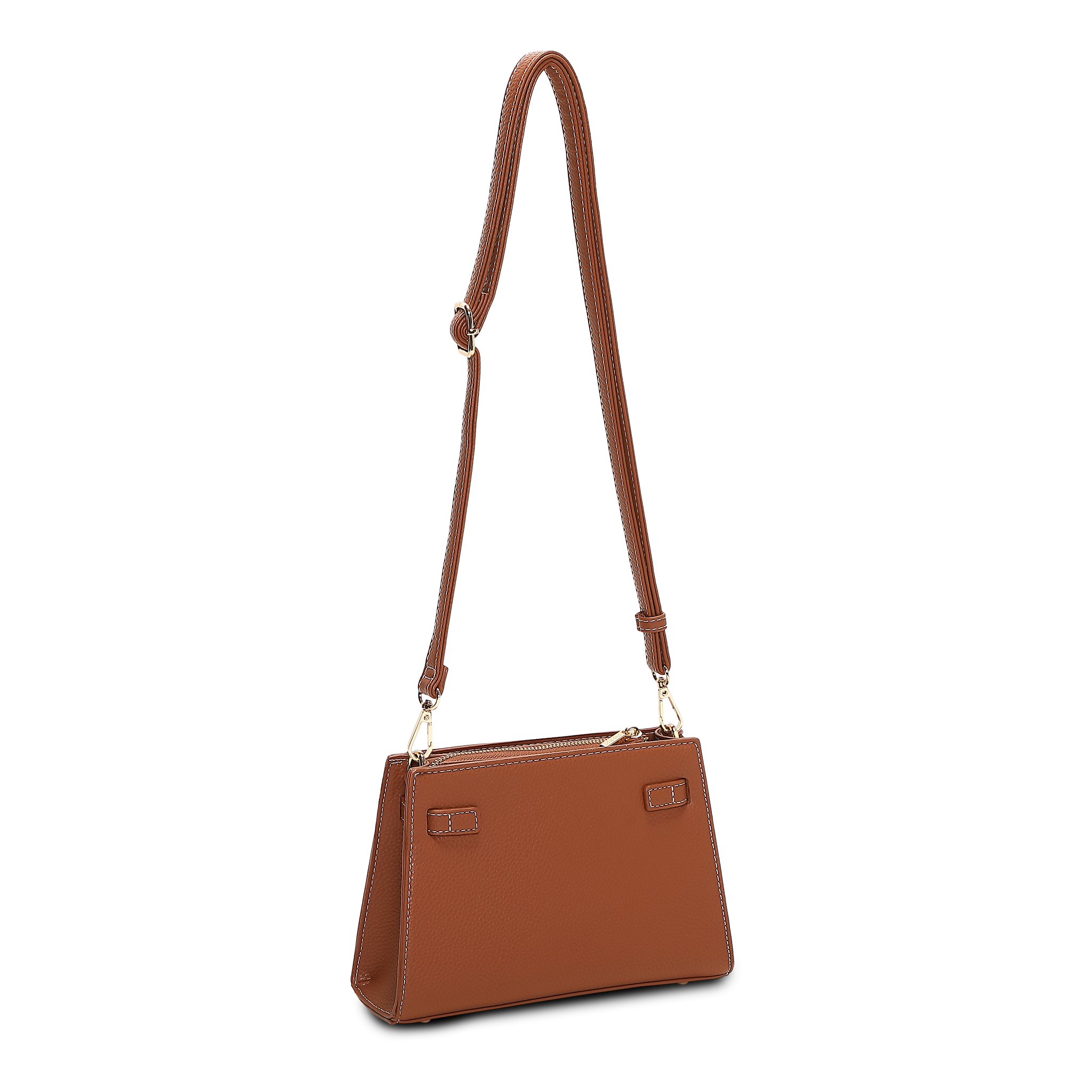 Skulderveske med lang reim | Cognac | 8061110 Askim