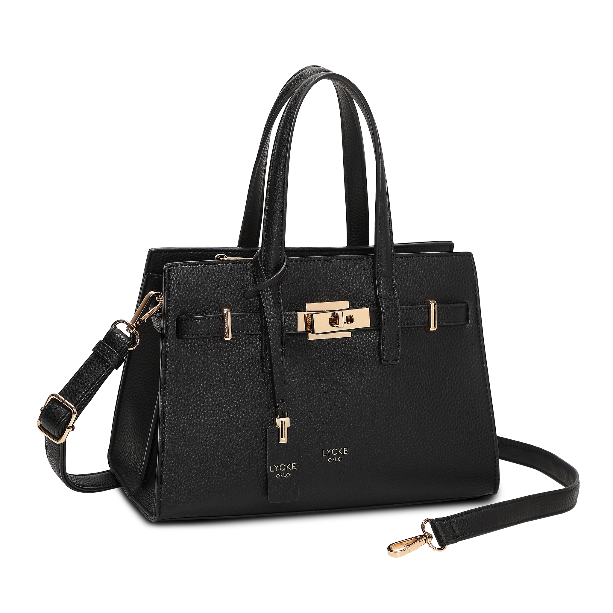 Håndveske | Lang Reim | Sort | 8061111 Askim