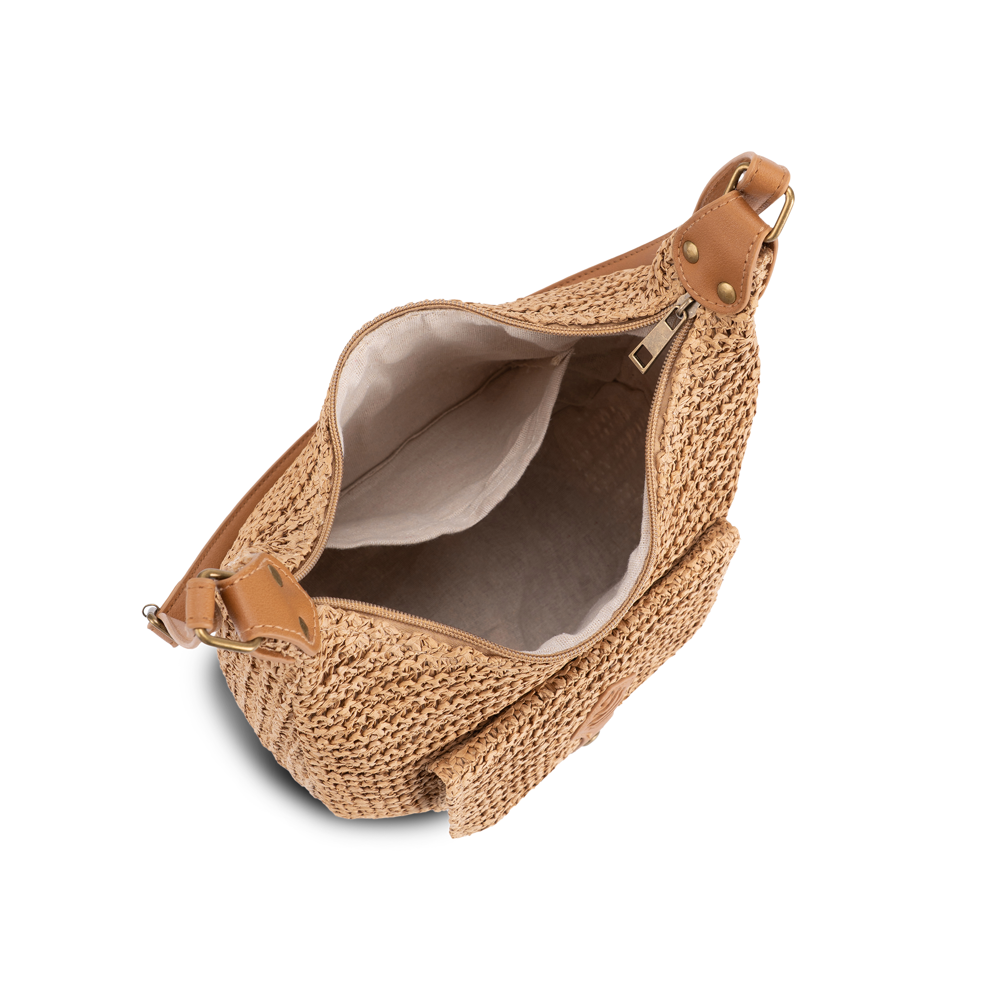 Sommerveske | Lang reim | Beige | 8061144