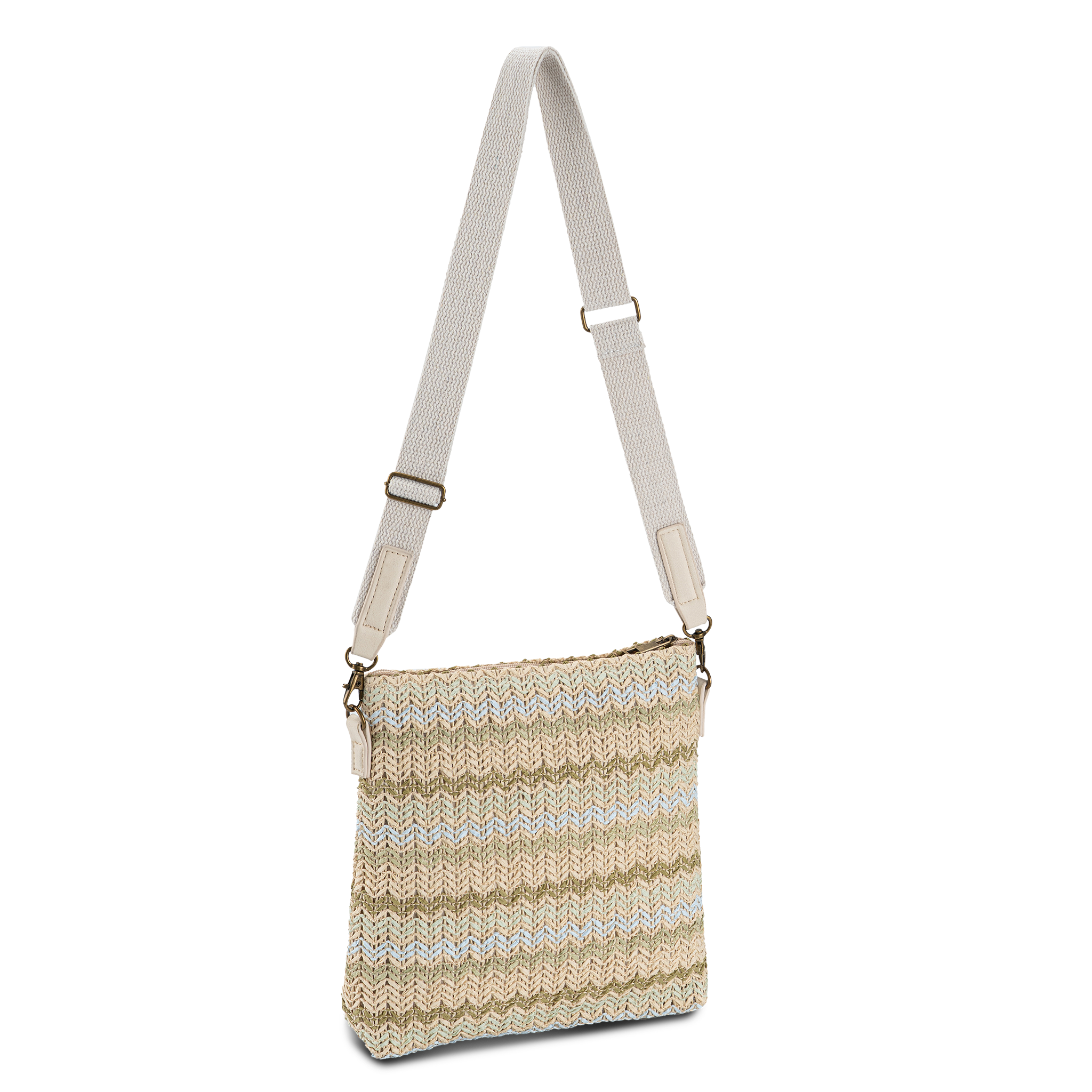 Lycke Crossbody Stråveske Beige