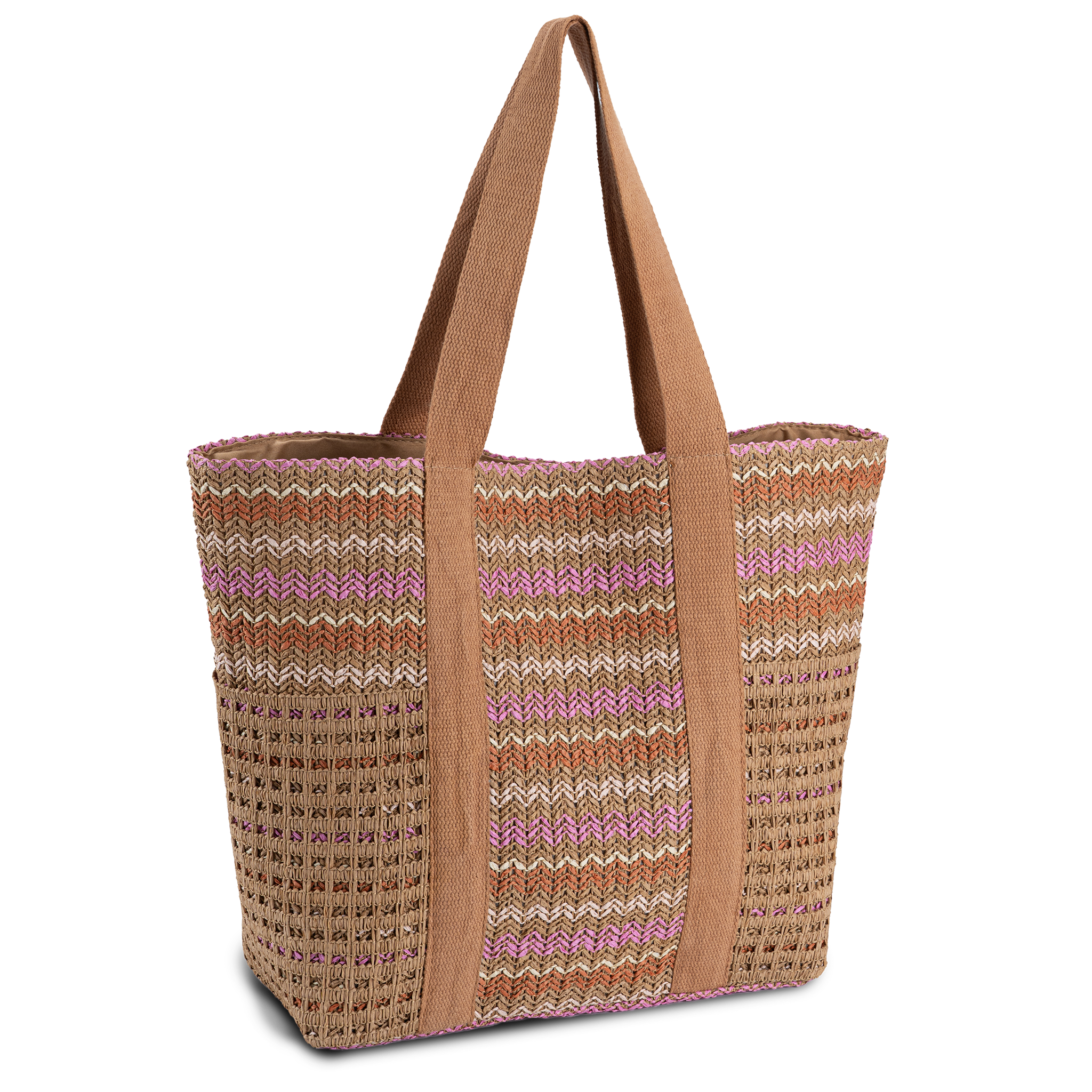 Lycke Tote bag Strandveske Rosa