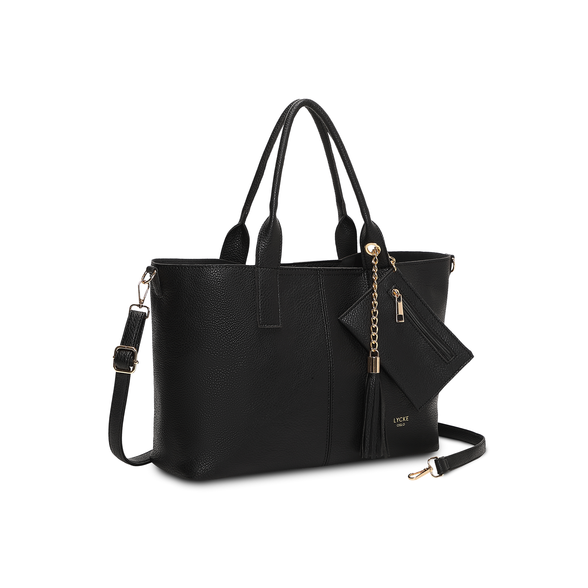 Håndveske | 2 i 1 | Sort | Romslig | 8061500 Mary
