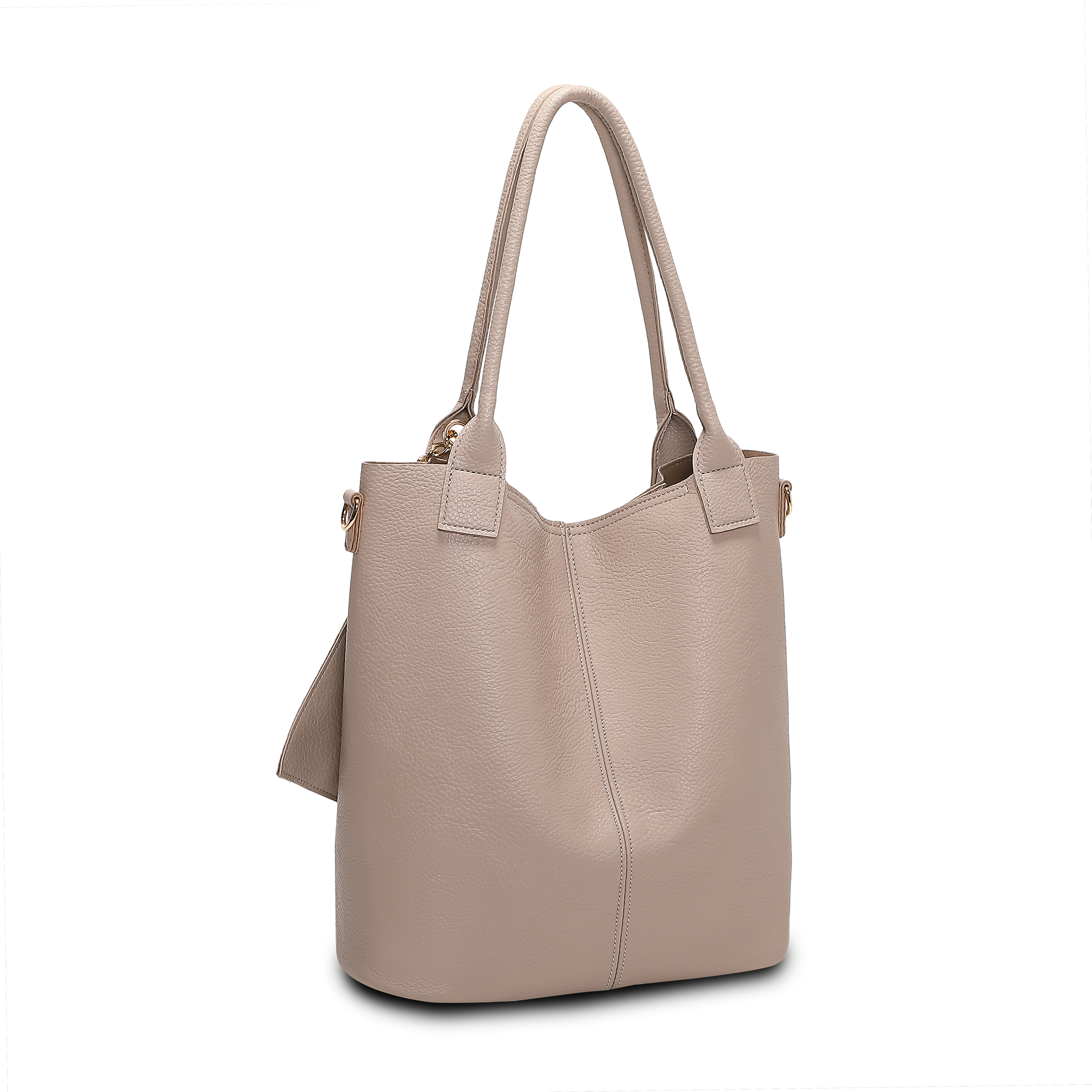 Tote bag | Imitert skinn | Lys Taupe | 8061501 Mary