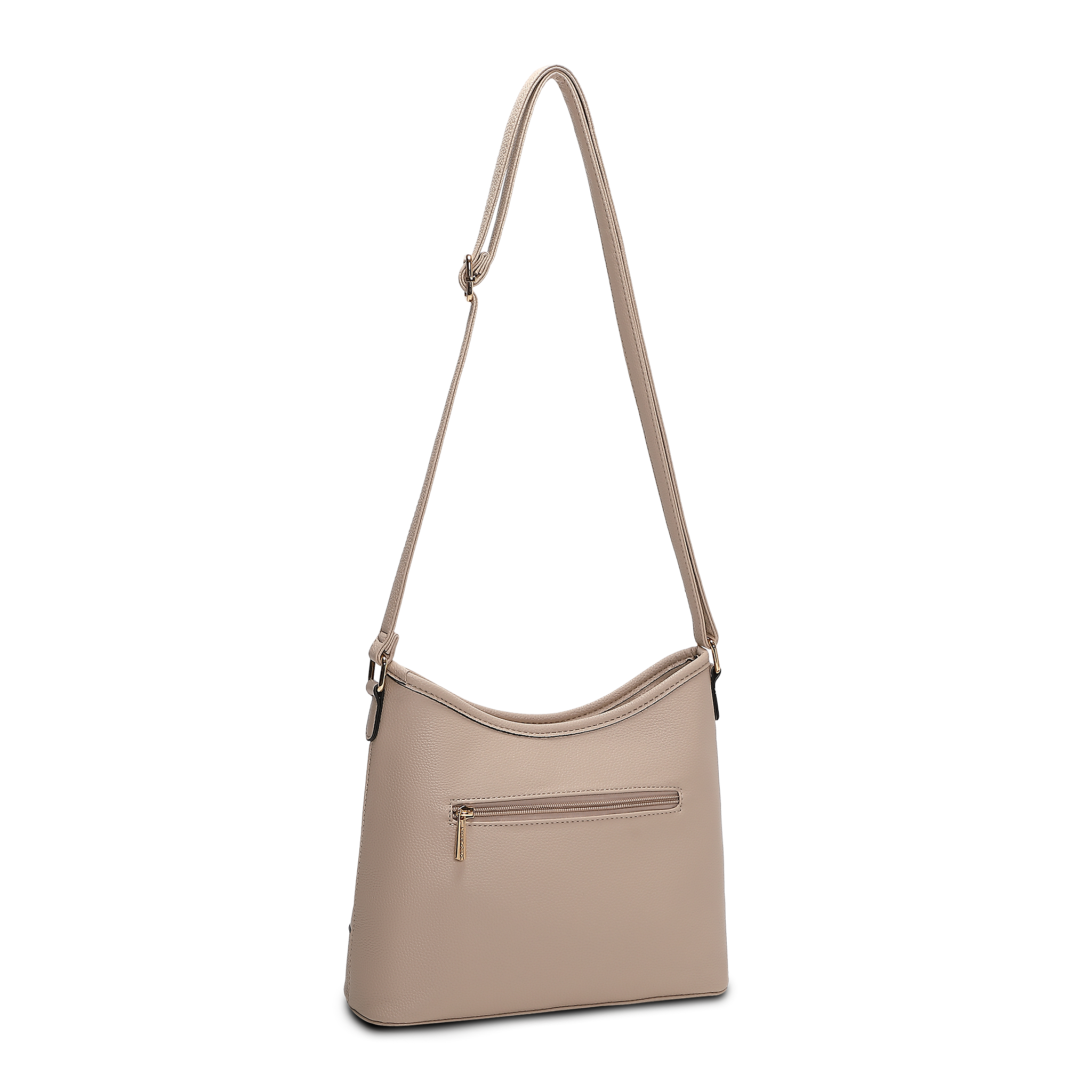 Skulderveske med lang reim | Beige | 8061515 Saga