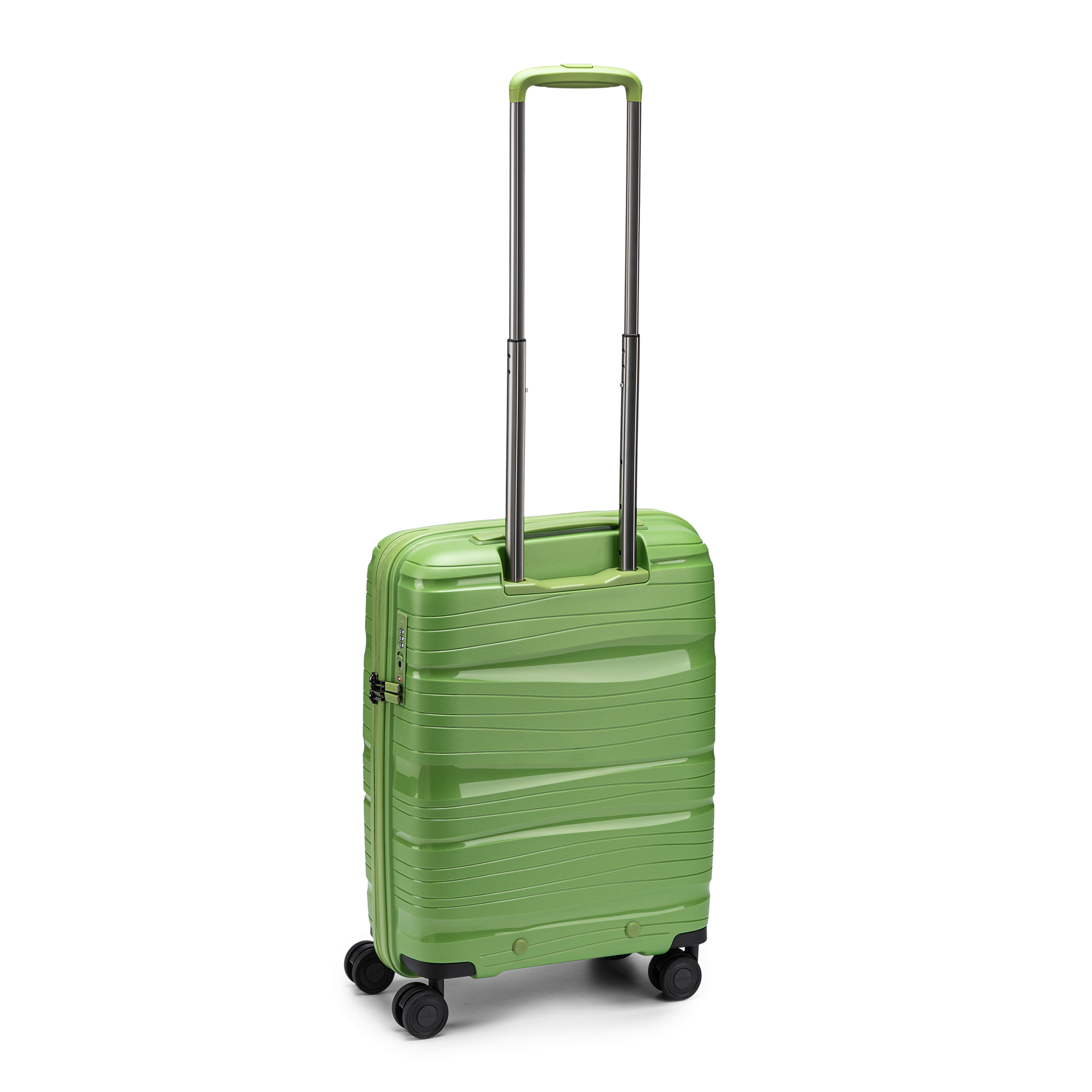 Oslo Kabinkoffert – Liten, Grønn, 55 cm, 4 hjul, TSA-kodelås