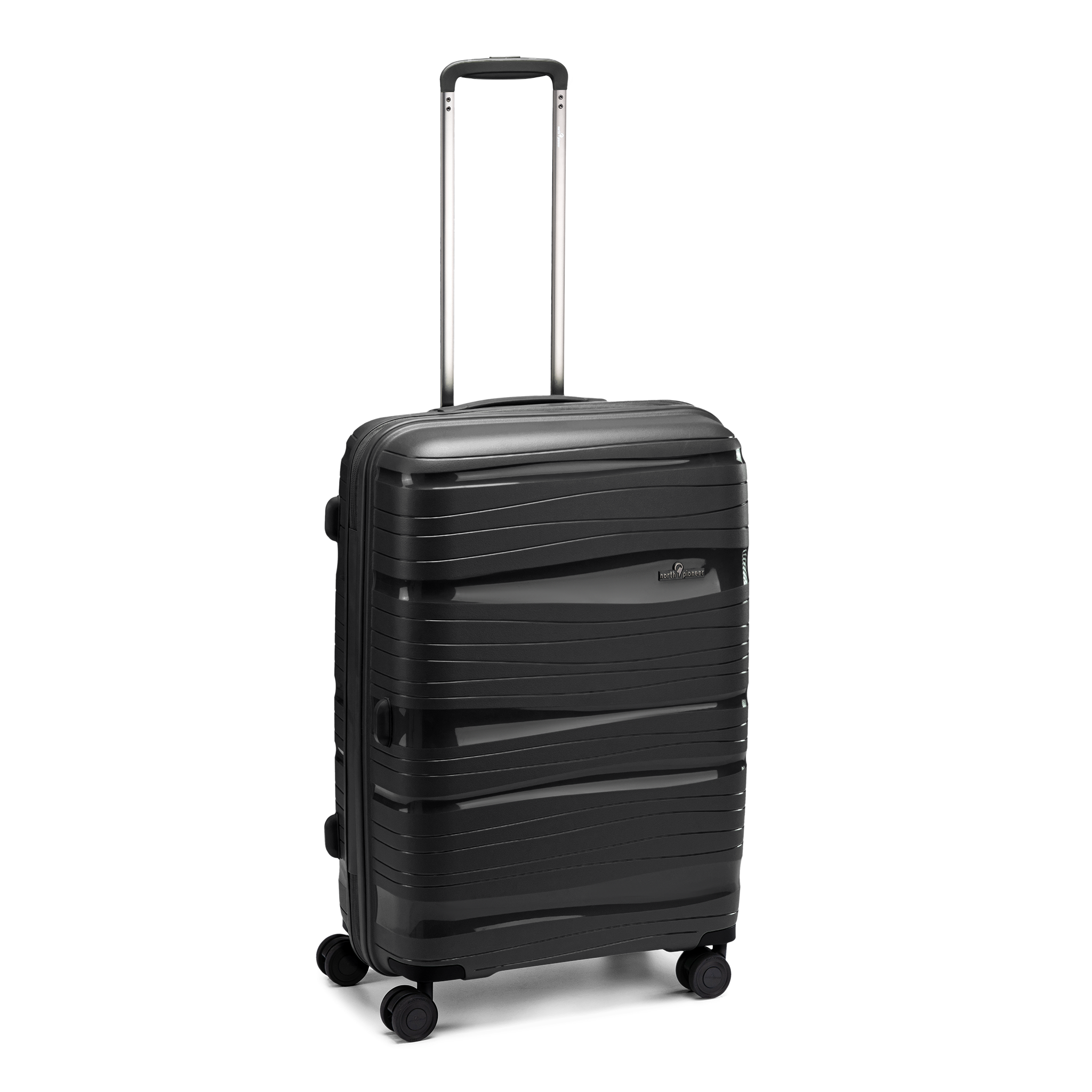 Kabin koffert | Liten | Sort | 55 cm | 4 Hjul | Kodelås TSA | Oslo koffert