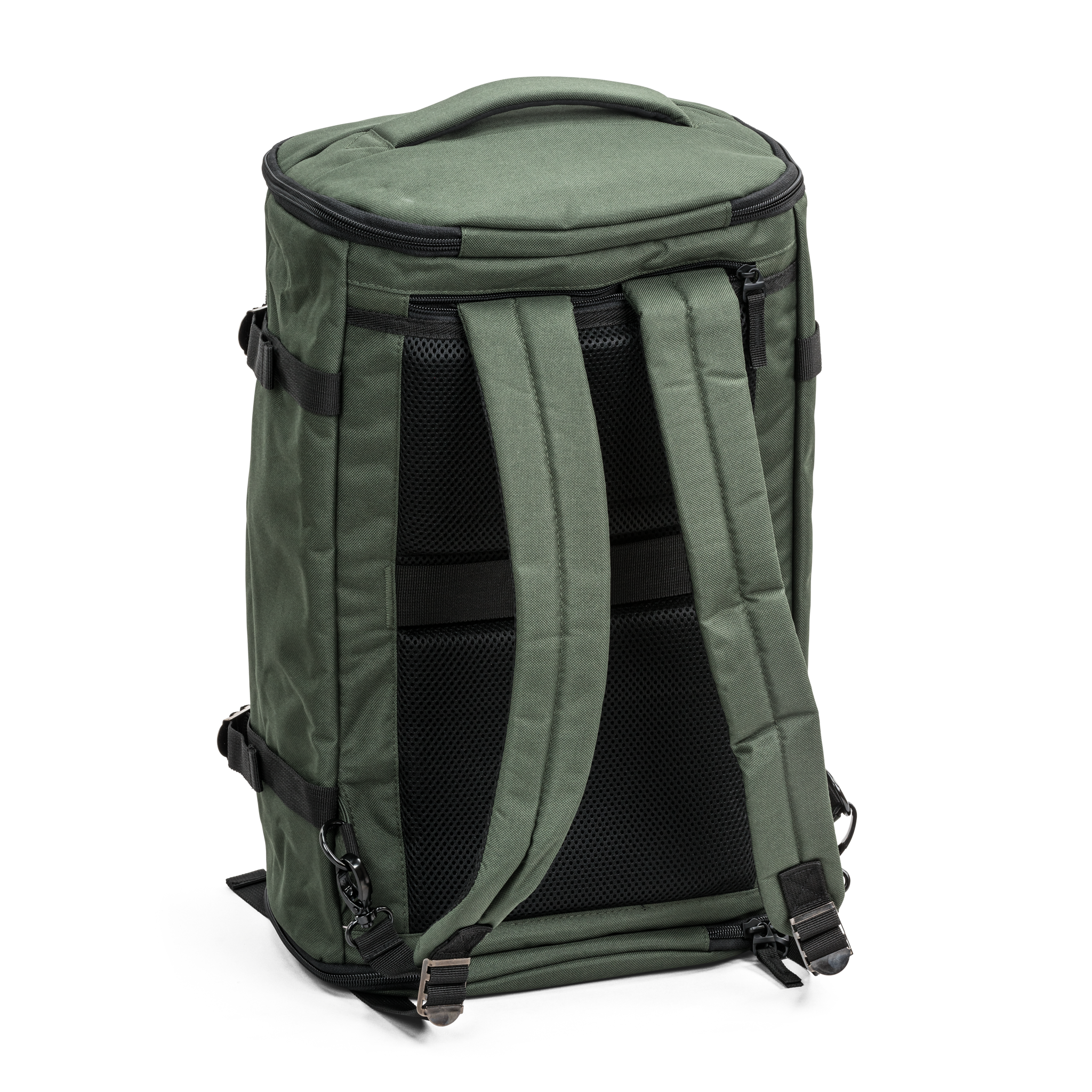 Kombinert Sekk og Bag | Grønn | Perfekt til trening | Barrel Bag