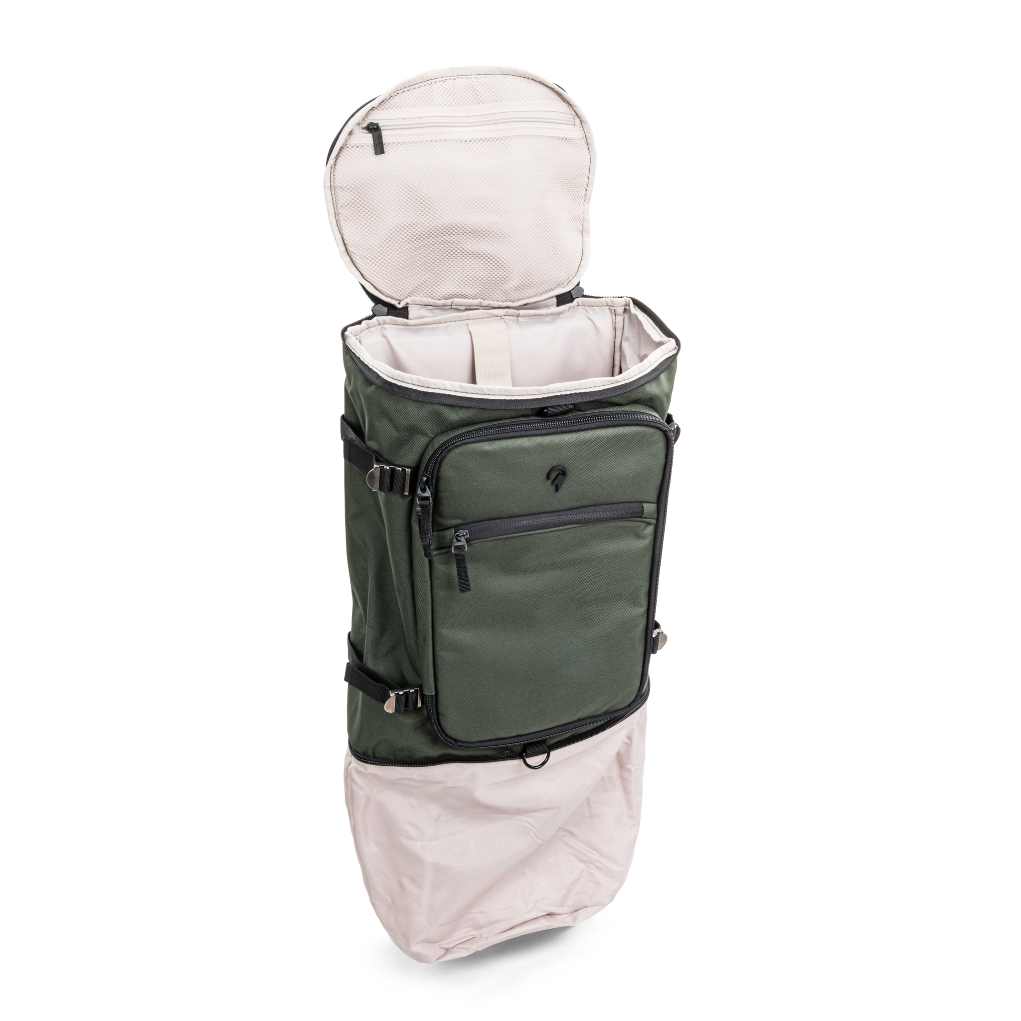 Kombinert Sekk og Bag | Grønn | Perfekt til trening | Barrel Bag