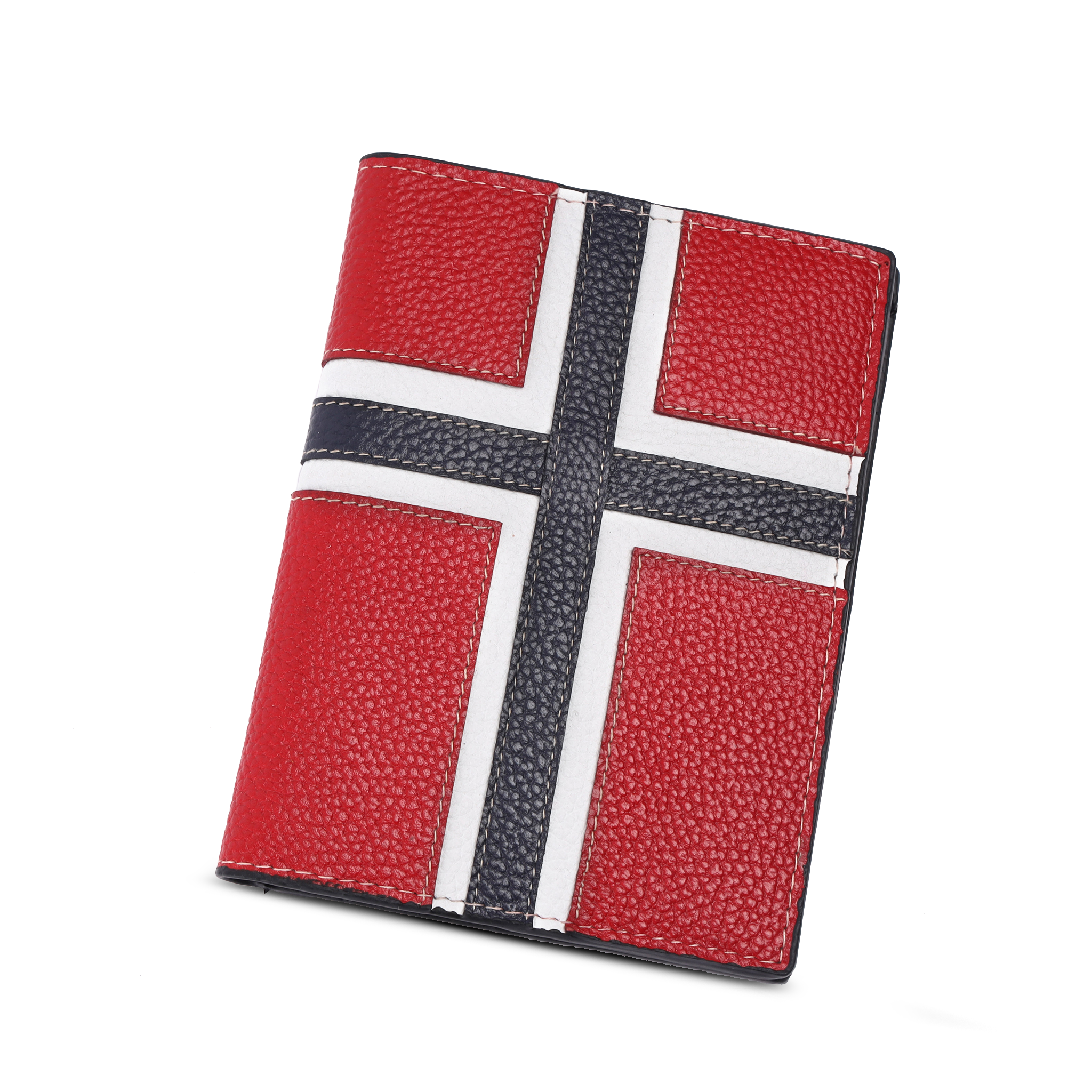 Passholder i skinn RFID, Norsk flagg