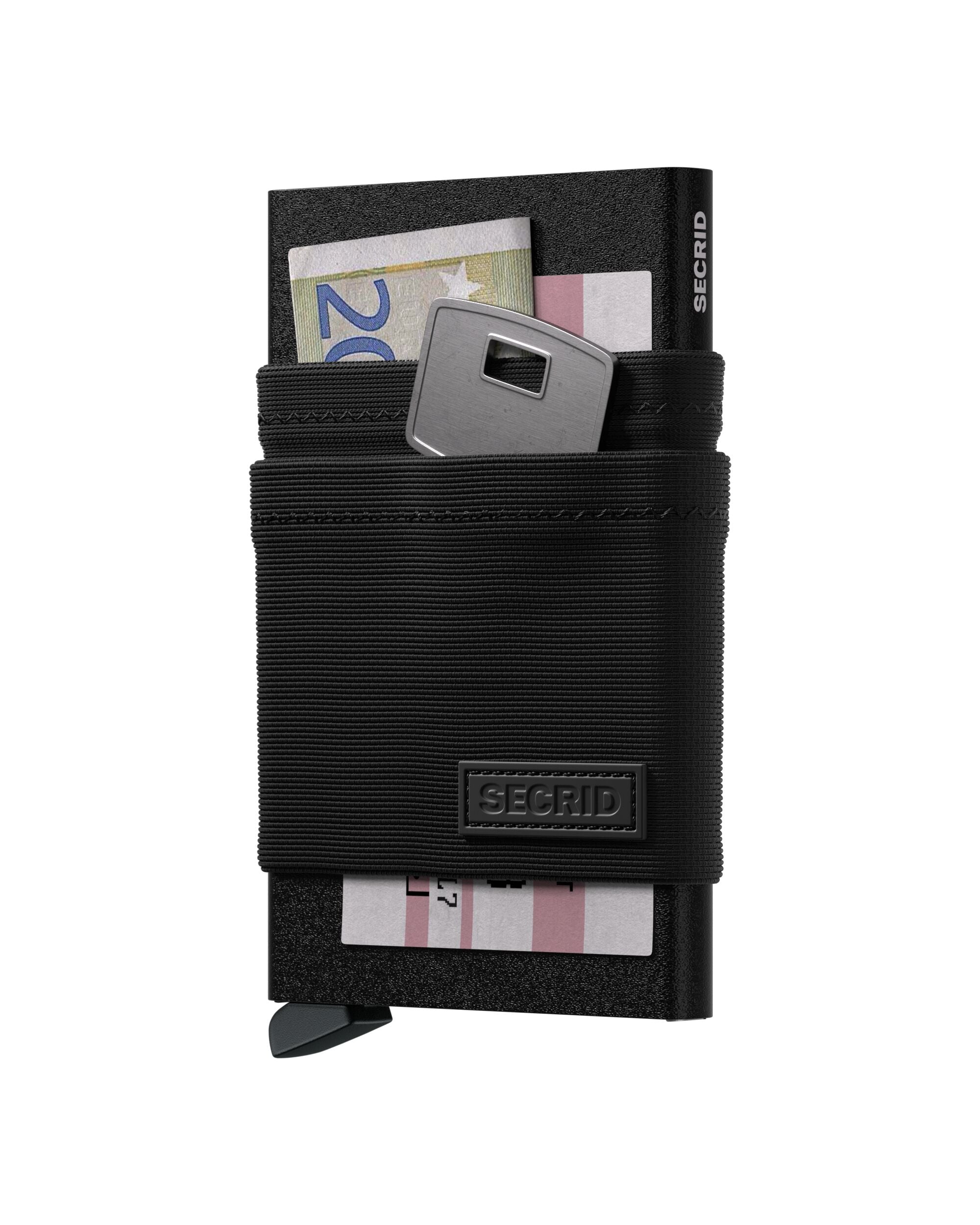 Flexwallet Kortholder – Sort, Pop-Up, RFID-Sikker