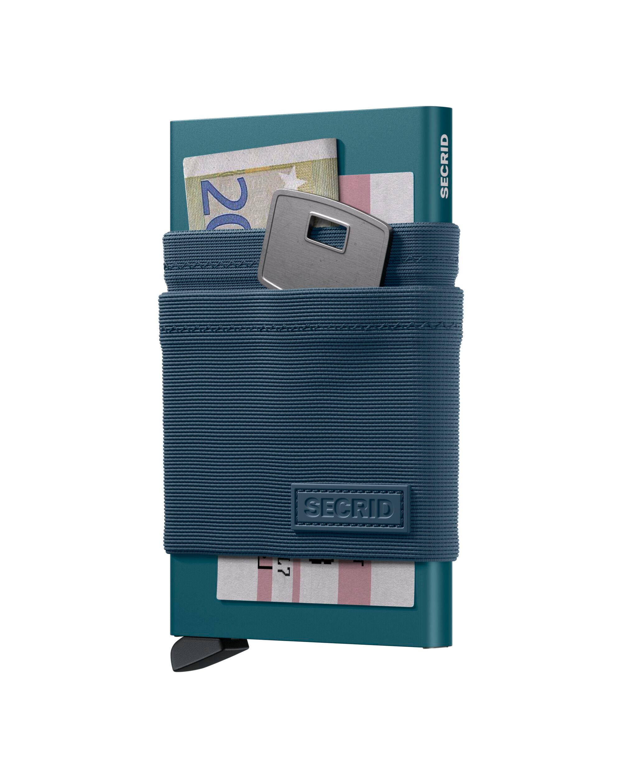 Kortholder | Teal | Pop-Up | RFID-Sikker | Flexwallet