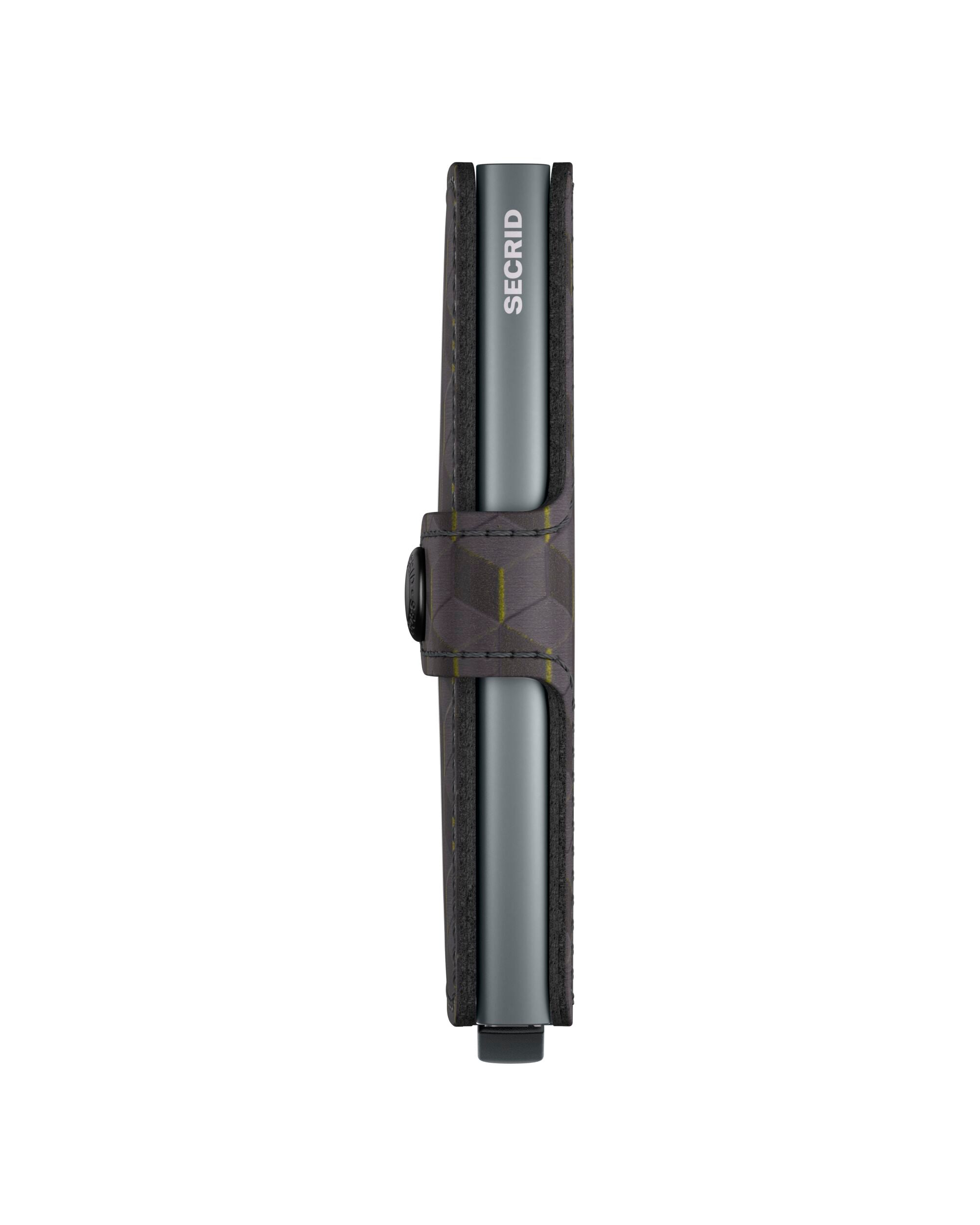 Kortholder | Lommebok | Grå/Gul | Pop-Up | Secrid Miniwallet
