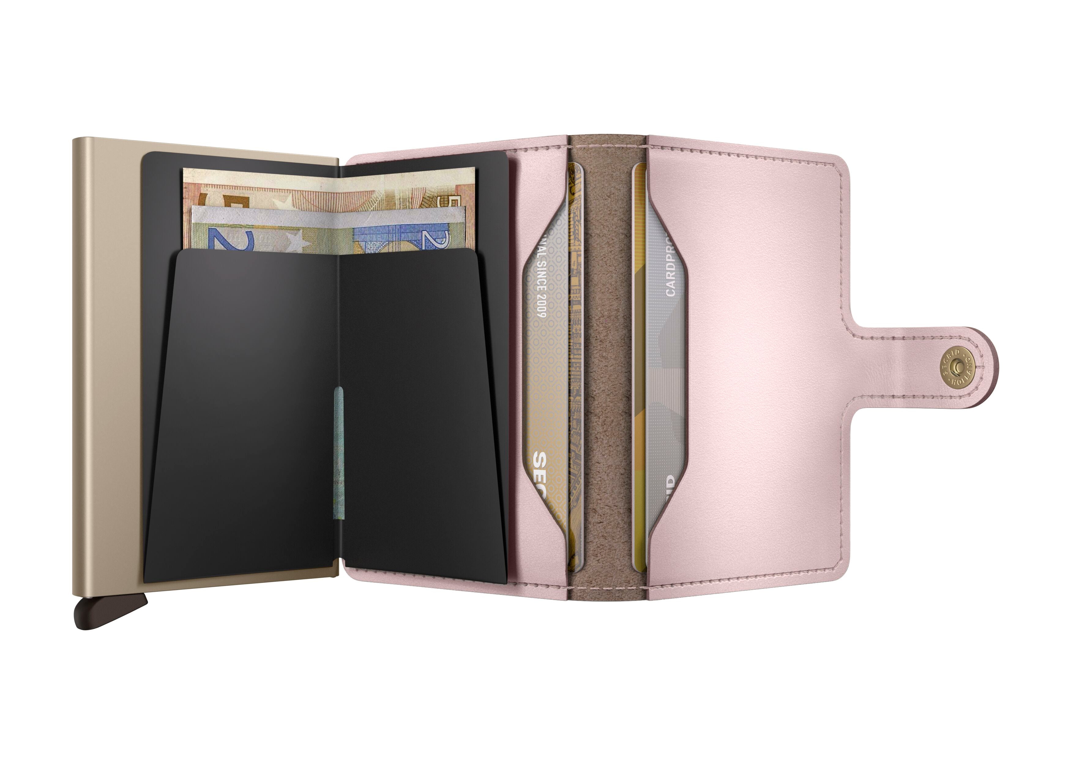 Miniwallet Kortholder – Rosa Ballet, Pop-Up
