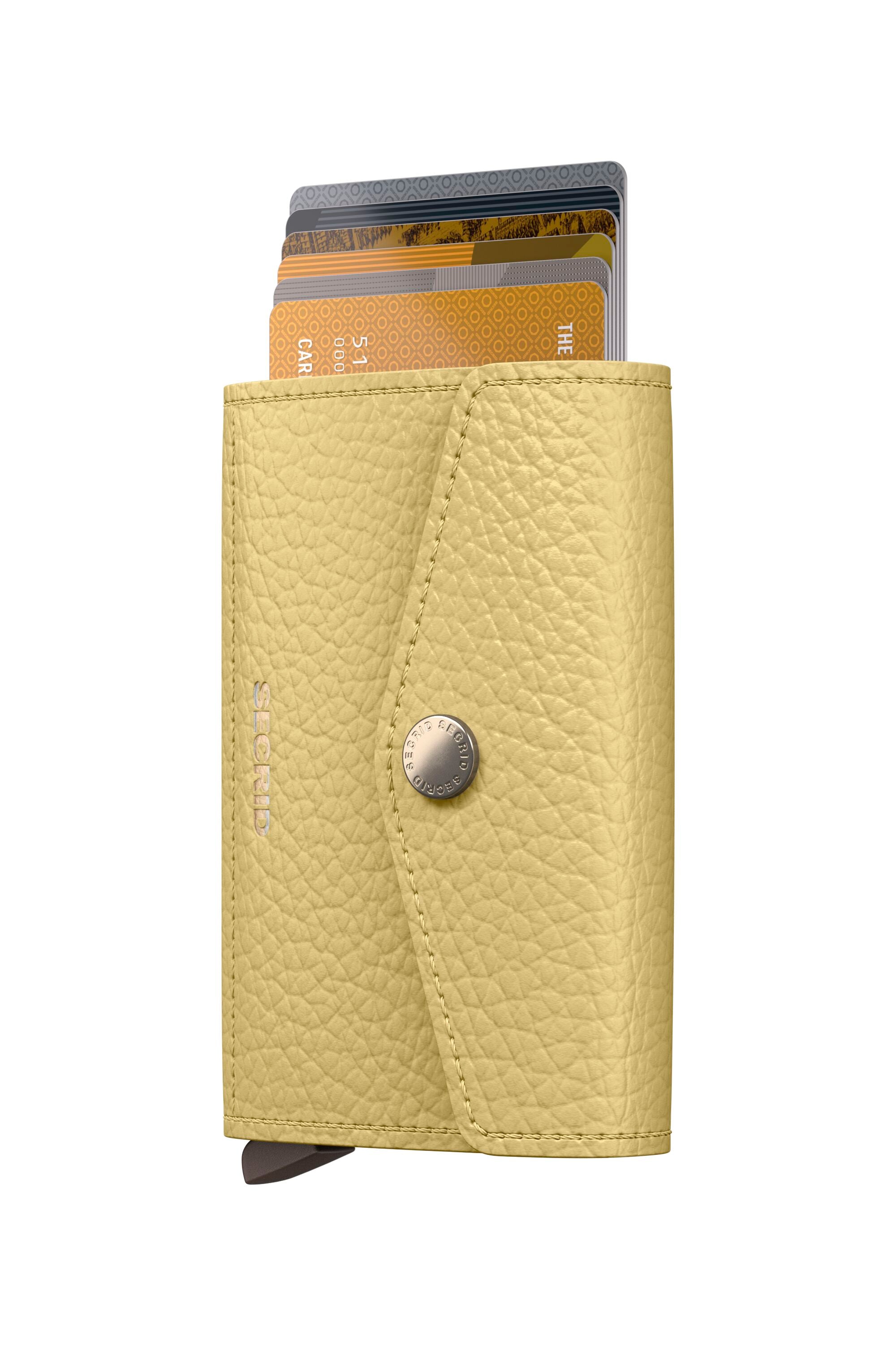 Kortholder | Lommebok | Butter Yellow | Pop-Up | Secrid Envelope wallet