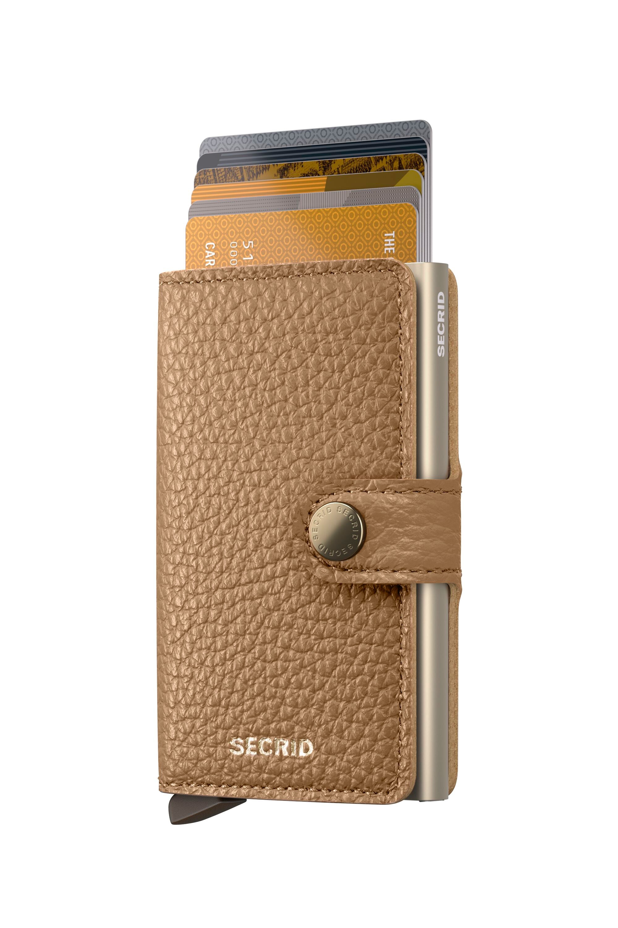 Kortholder | Lommebok | Cappucino | Pop-Up | Secrid Miniwallet