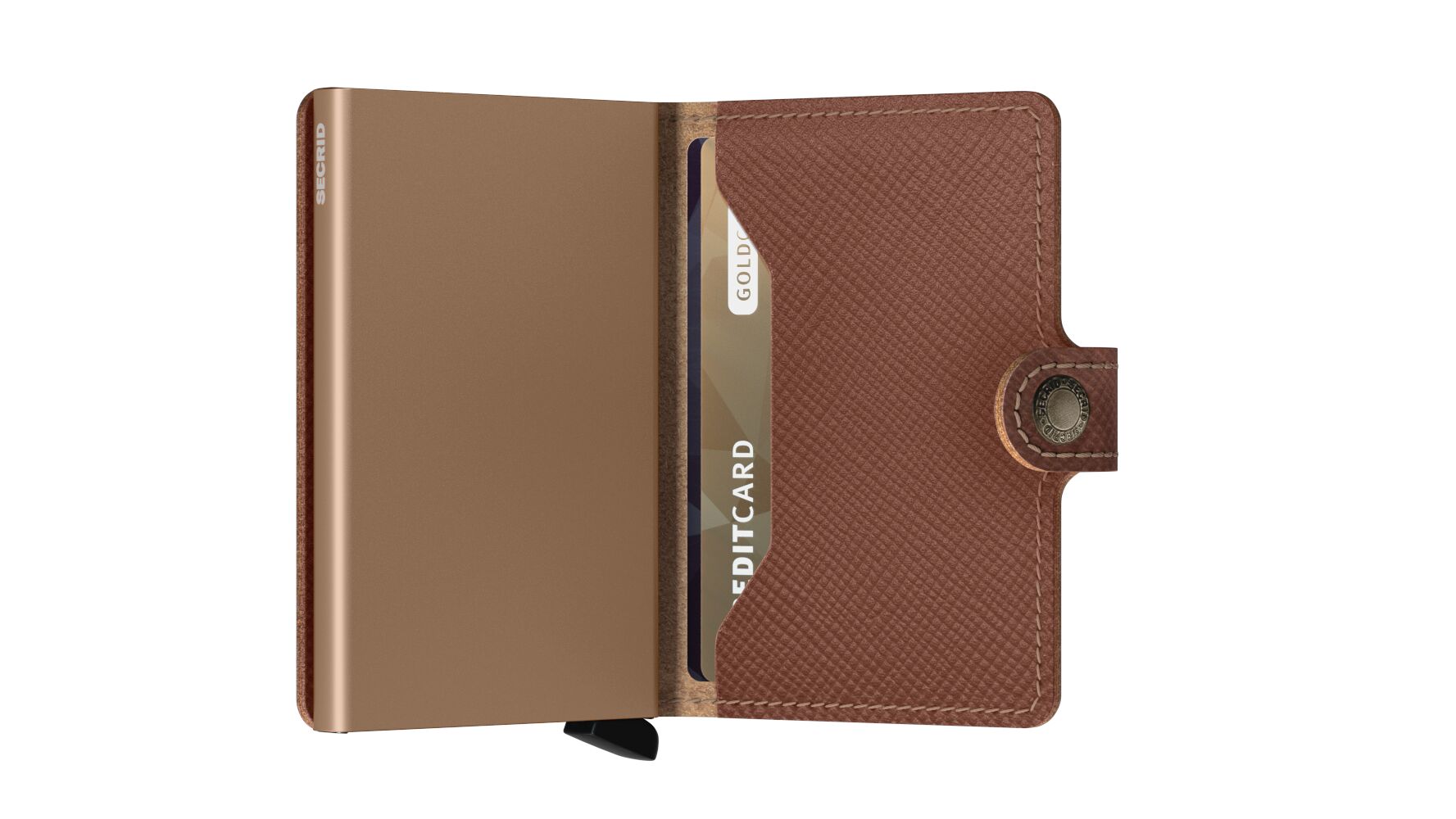 Kortholder | Lommebok | Caramal | Pop-Up | Secrid Miniwallet