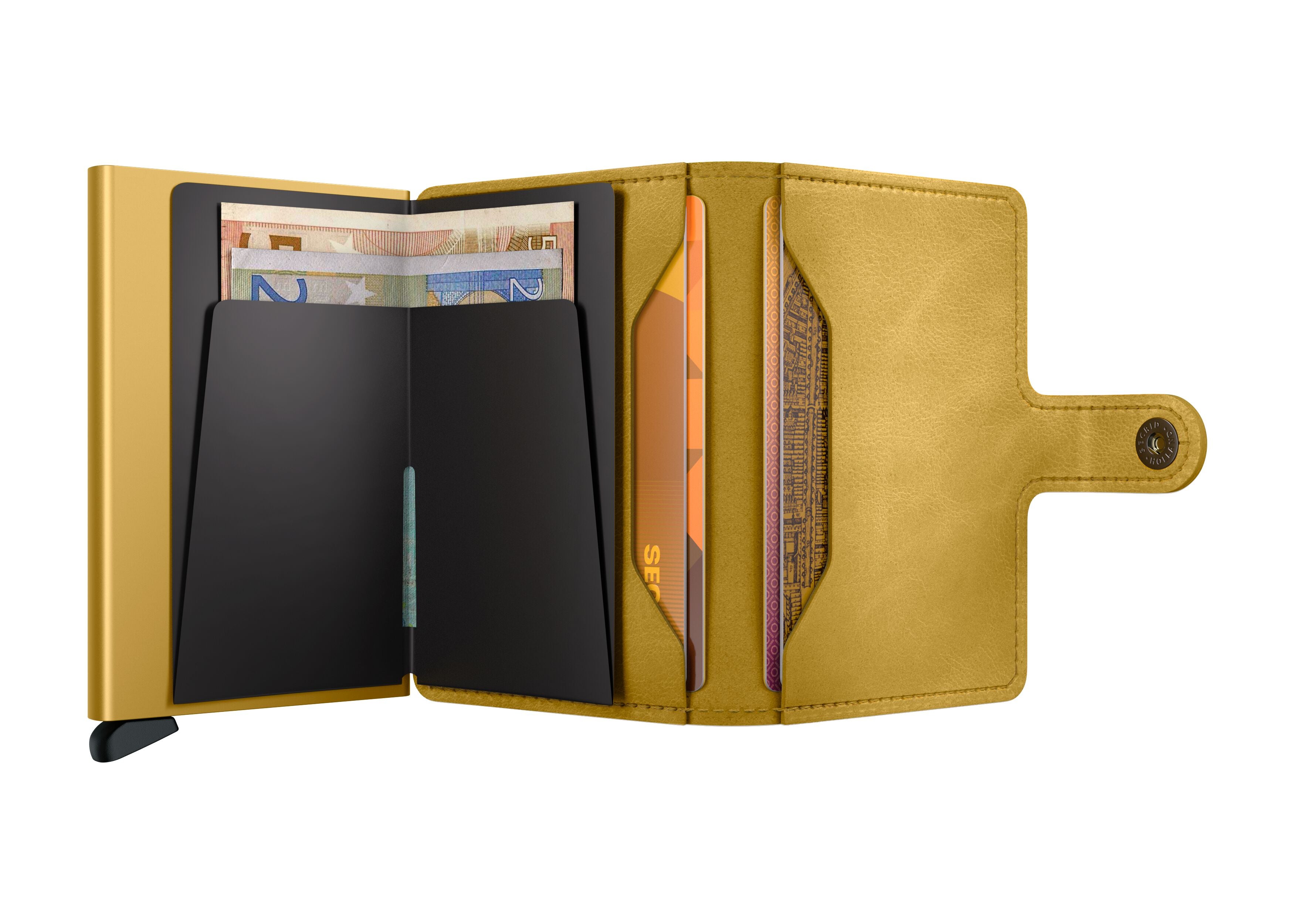 Kortholder | Lommebok | Gul | Pop-Up | Secrid Miniwallet