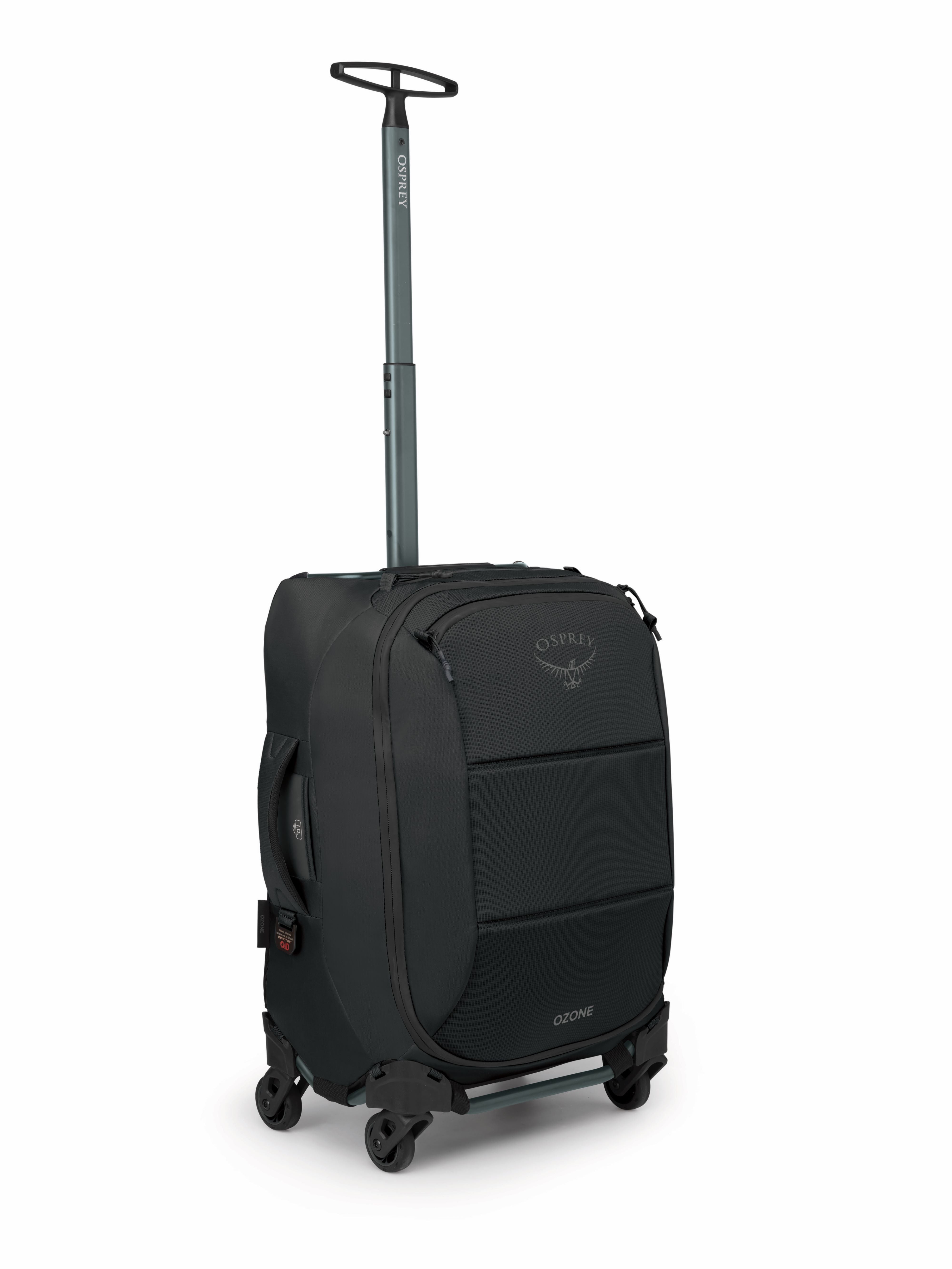 Kabinkoffert | Lett | Sort | 38 Liter | Ozone 4-Wheel Carry On