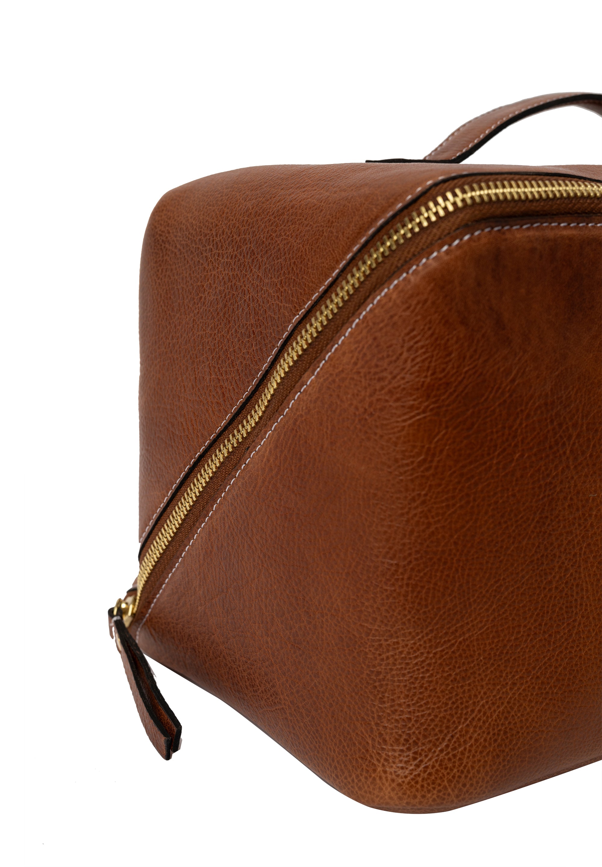 Strikkeoppbevaring | Skinn | Walnut/Gold | Project 10