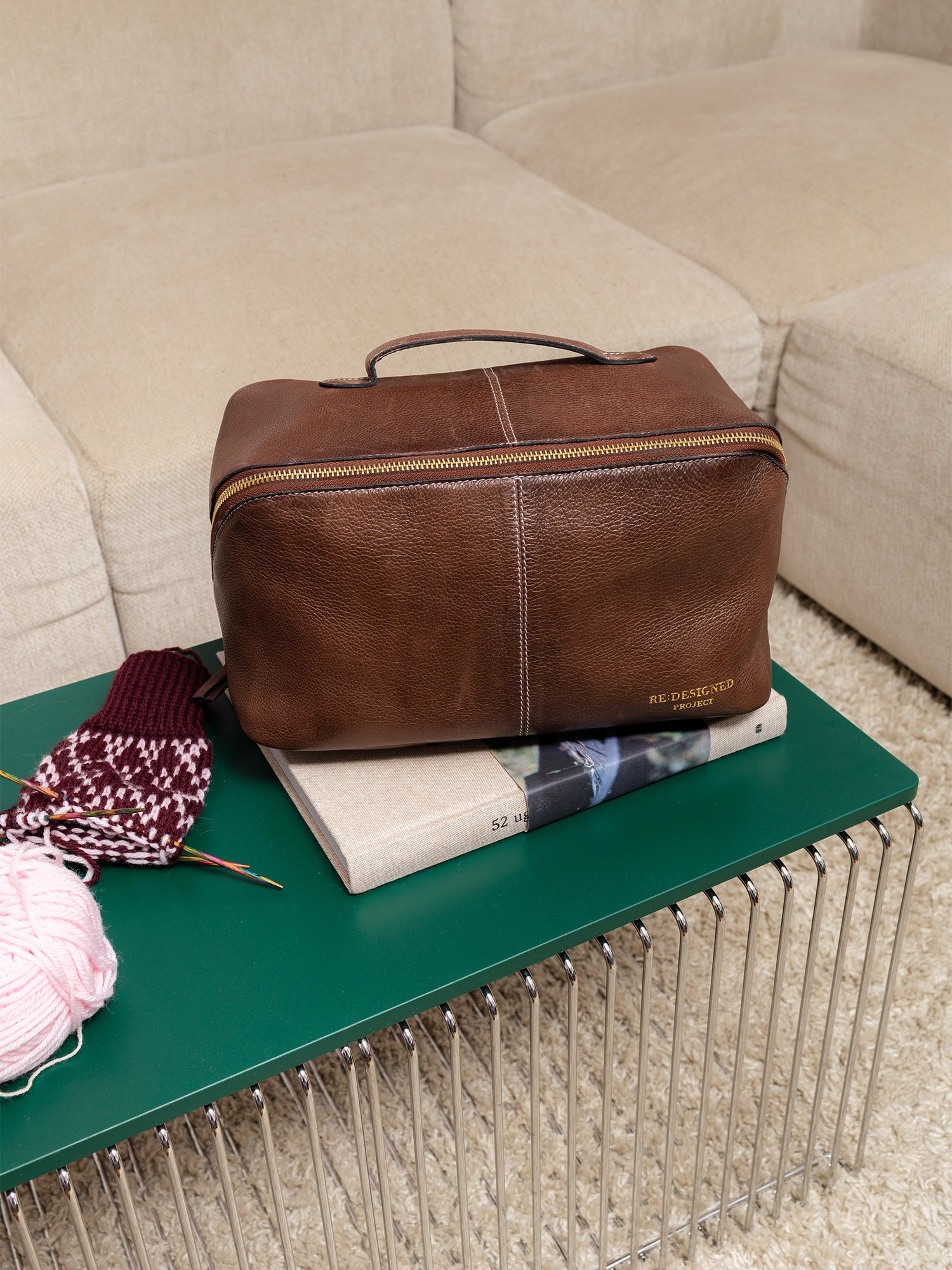 Strikkeoppbevaring | Skinn | Woodsmoke | Project 10