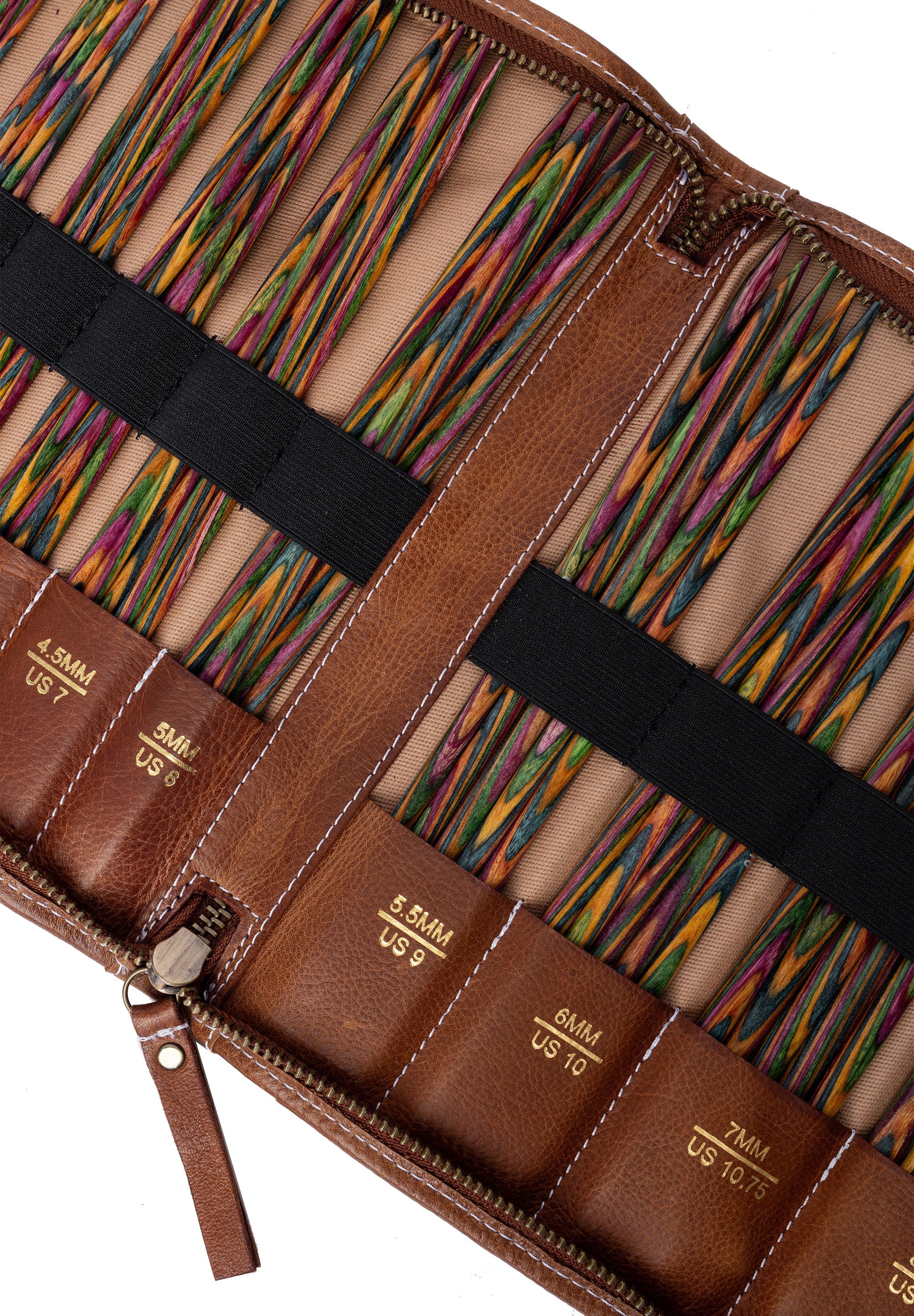 Strikkeetui | Skinn | Valnut | Project 103