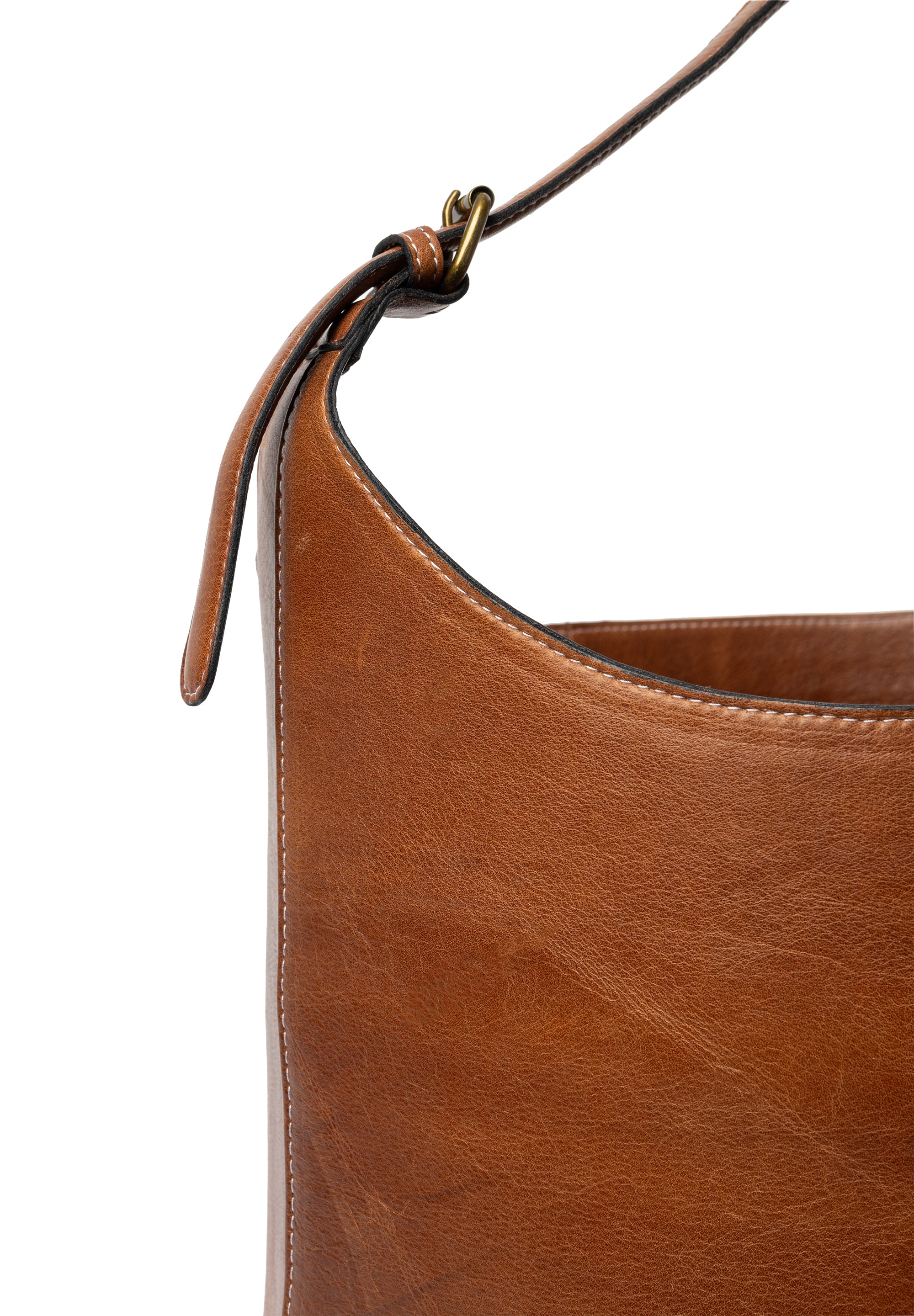 Strikkeveske | Skinn | Stor | Walnut | Project 27 Bucket