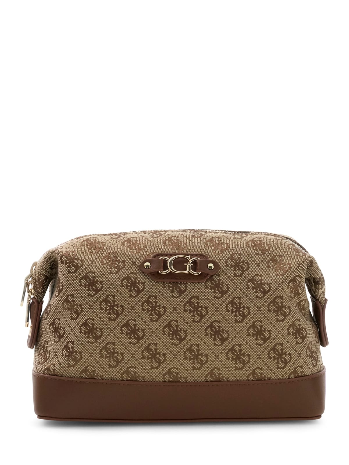 Samantha toalettmappe, Brun Logo