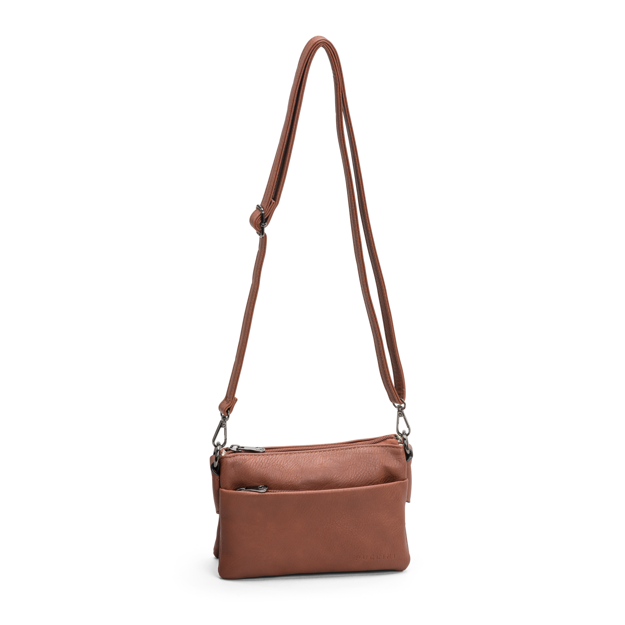 Clutch/ Selskapsveske | Cognac | Avtagbar langreim | 4343220 Donna