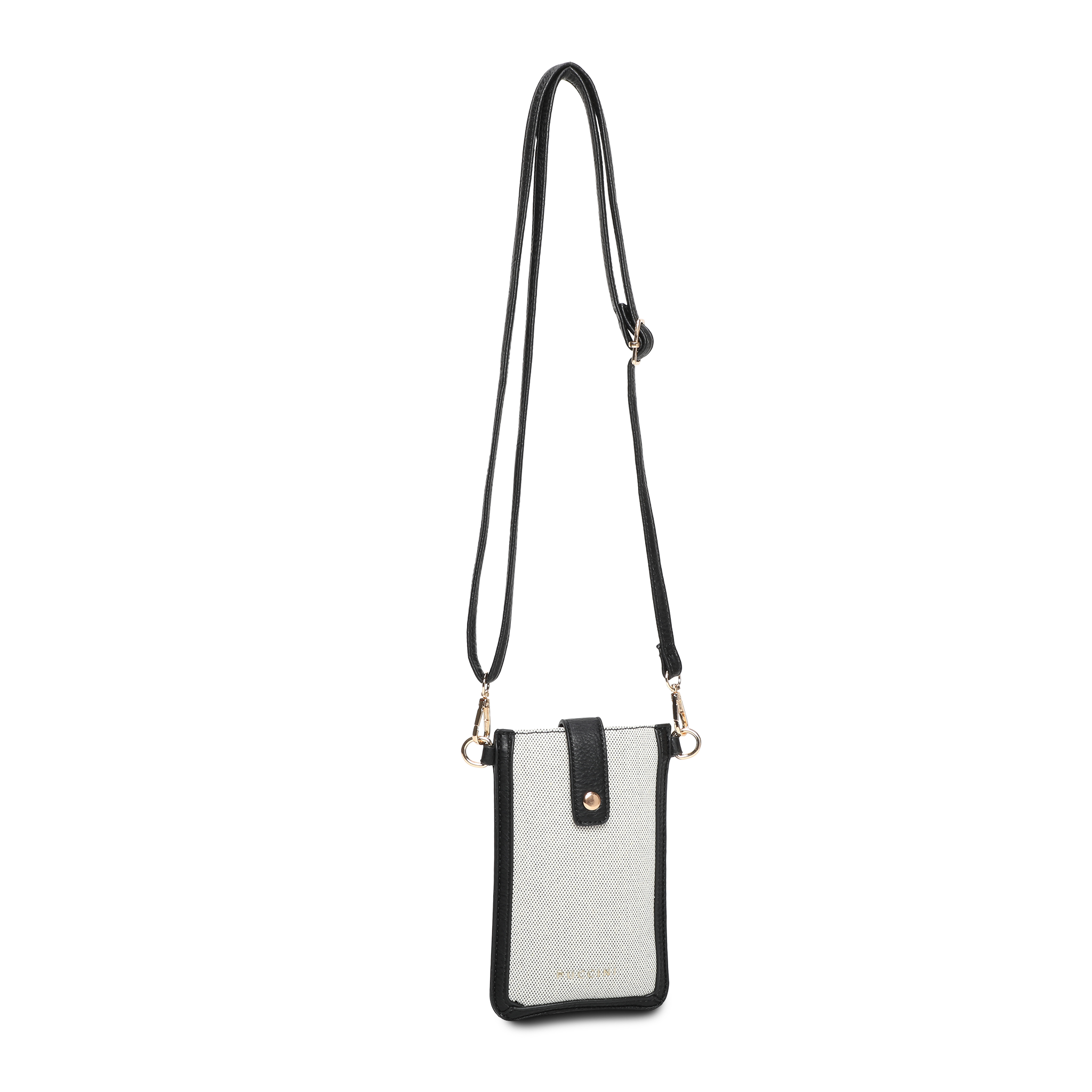 Mobilveske | Beige/Sort | Justerbar Langreim | 4351119 Linea