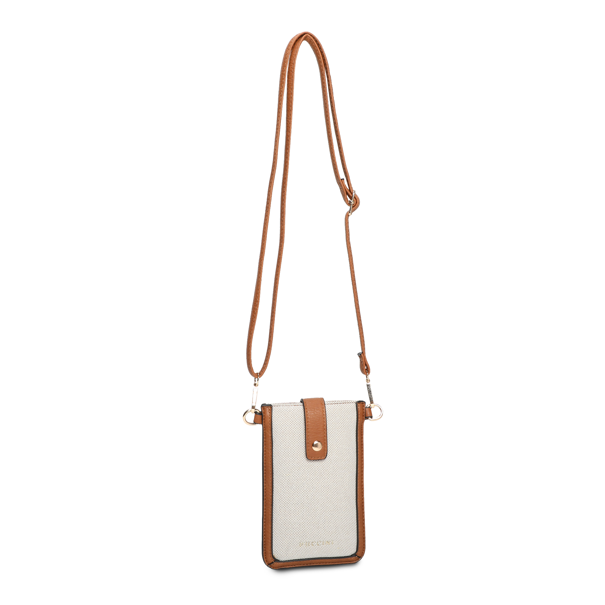 Mobilveske | Beige/Brun | Justerbar Langreim | 4351119 Linea