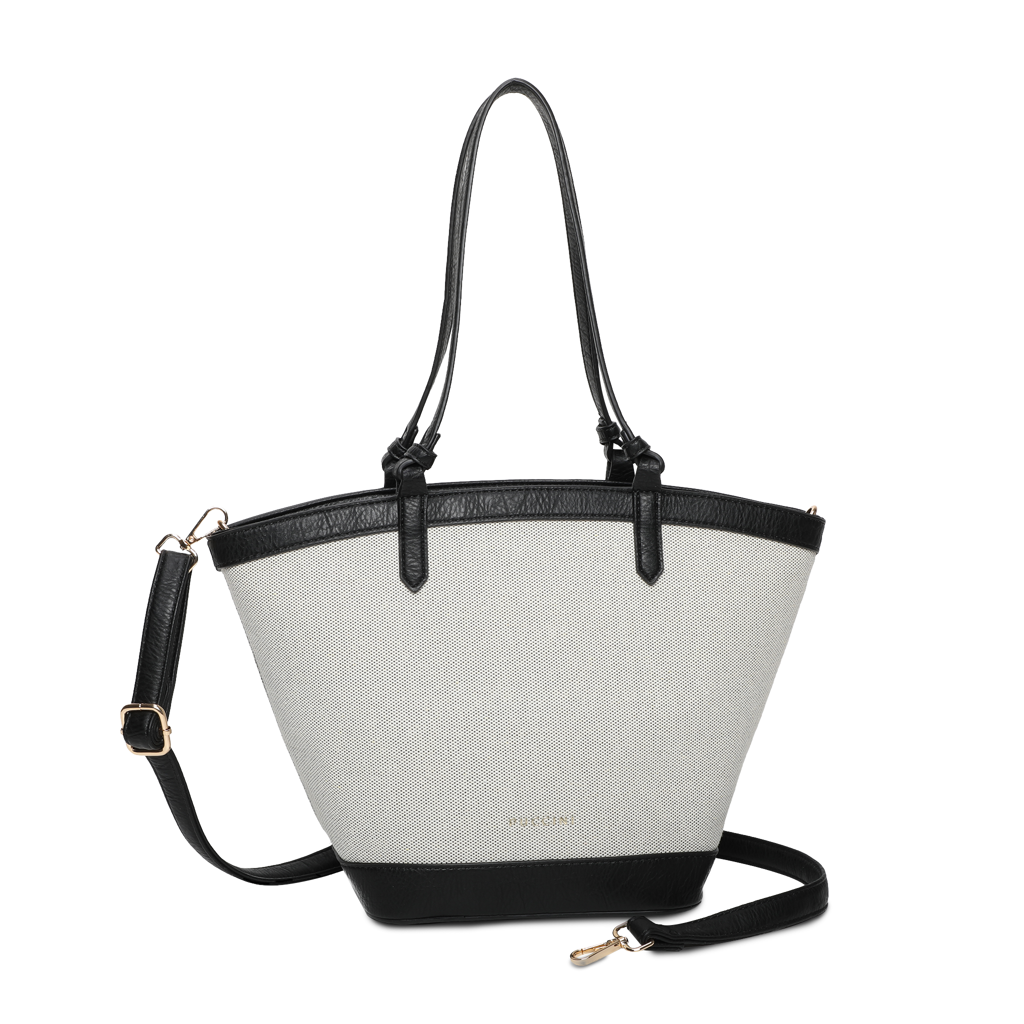 Skulderveske | Beige/Sort | Romslig | 4351121 Linea