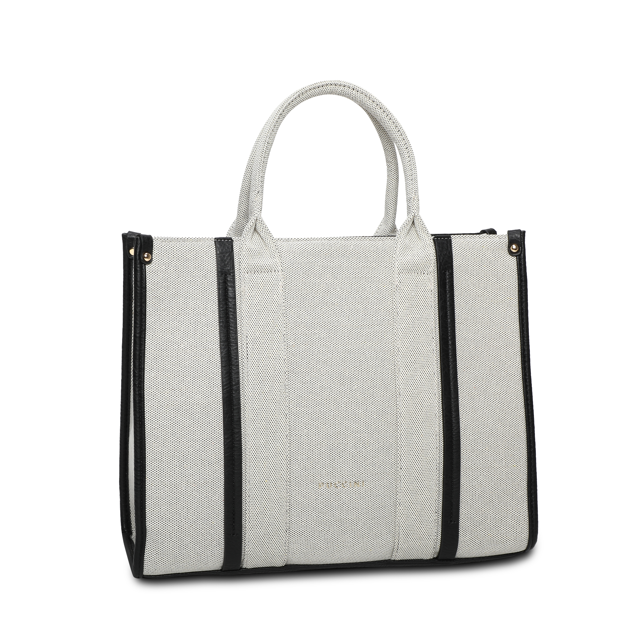 Håndveske | Beige/Black | Romslig | 4351122 Linea