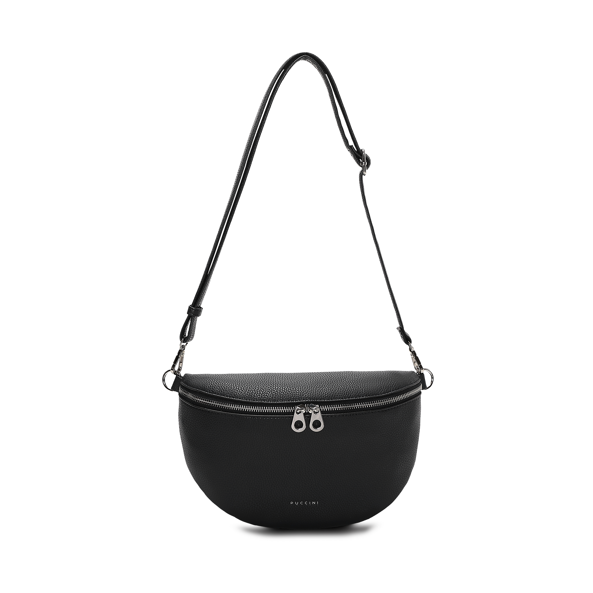 Midjeveske | Sort | Glidelås lomme bak | 4351133 Anna