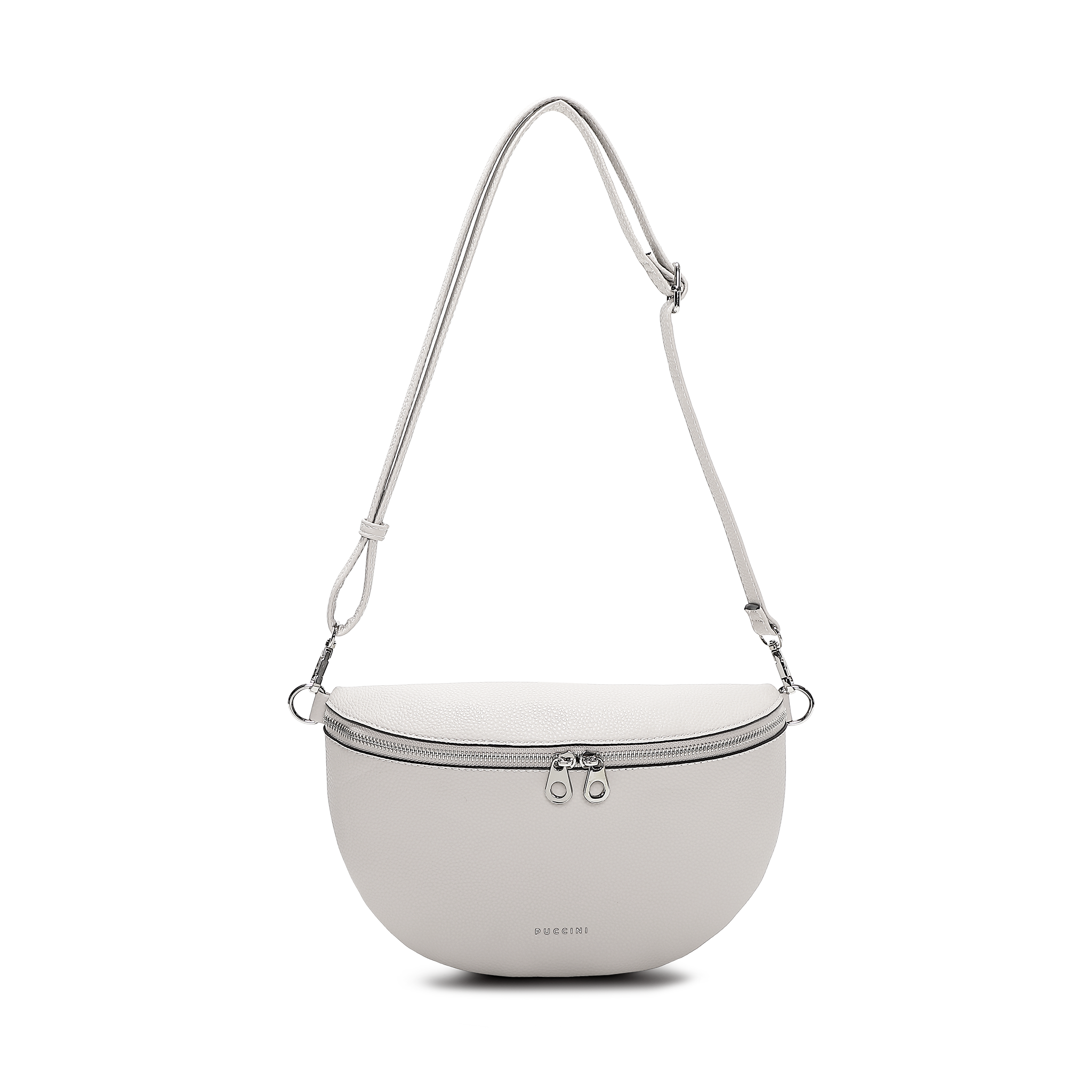 Midjeveske | Hvit | Glidelås lomme bak | 4351133 Anna