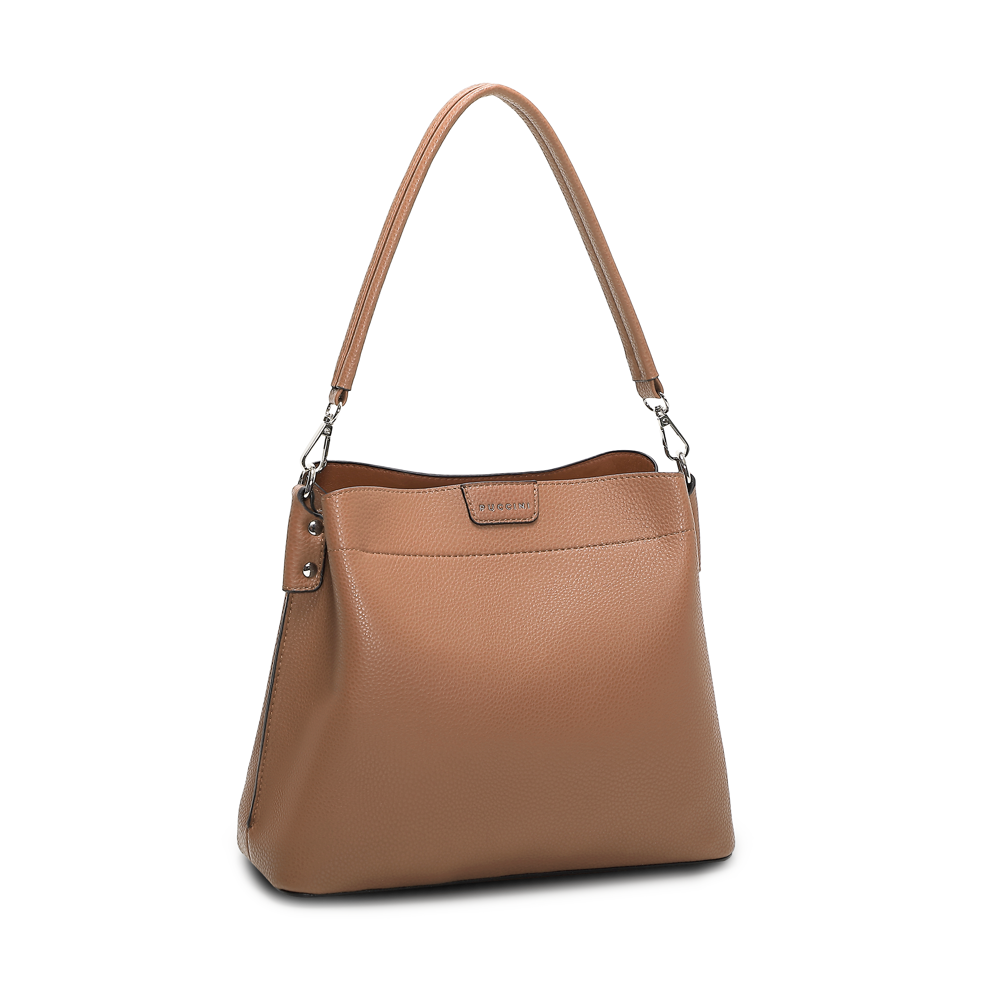 Skulderveske | Camel | Avtagbar langreim | 4353435 Anna