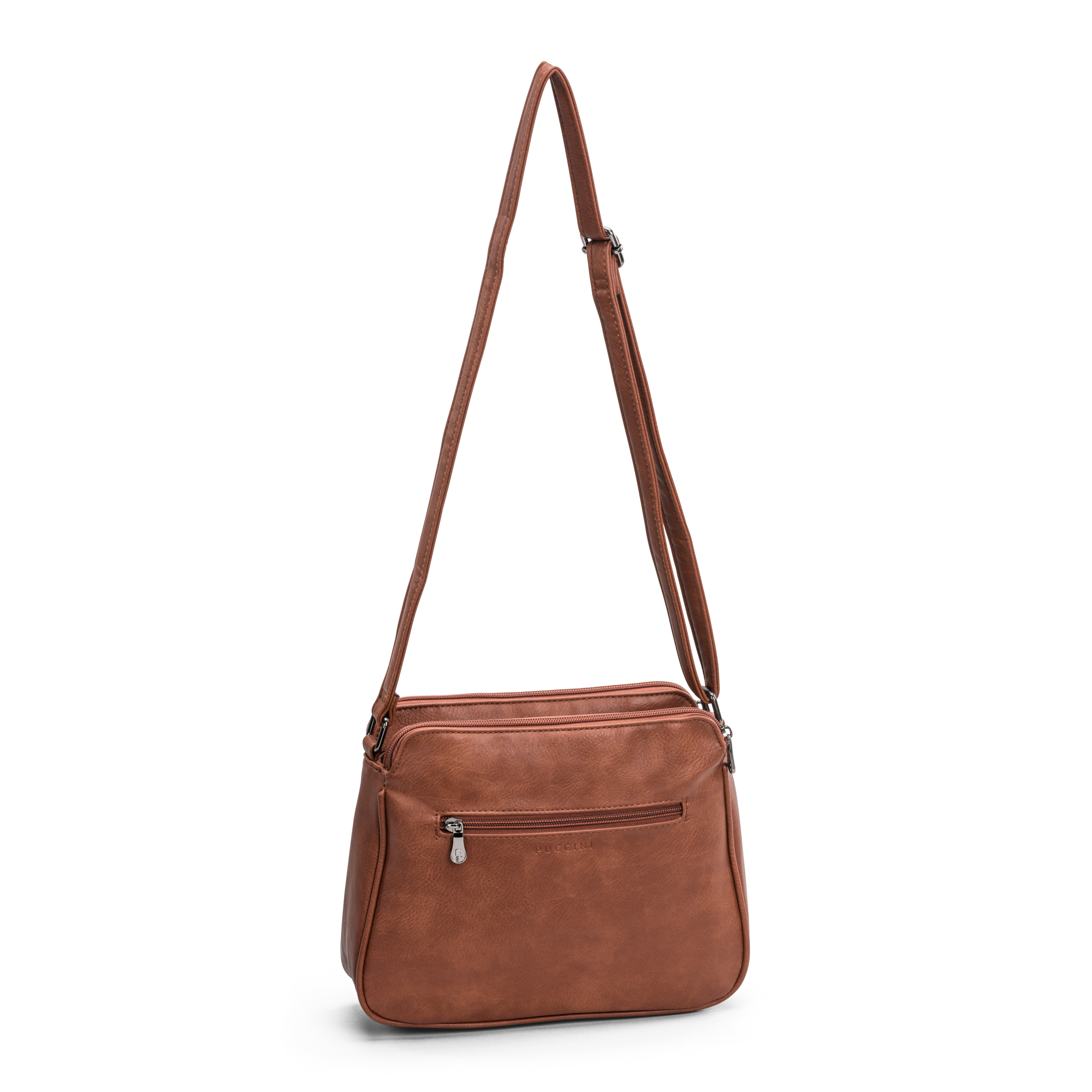 Crossover Veske | Flere rom | Cognac | Donna