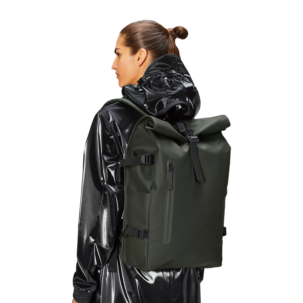 Ryggsekk | Grønn | Vanntett | Rolltop Rucksack Large 14590