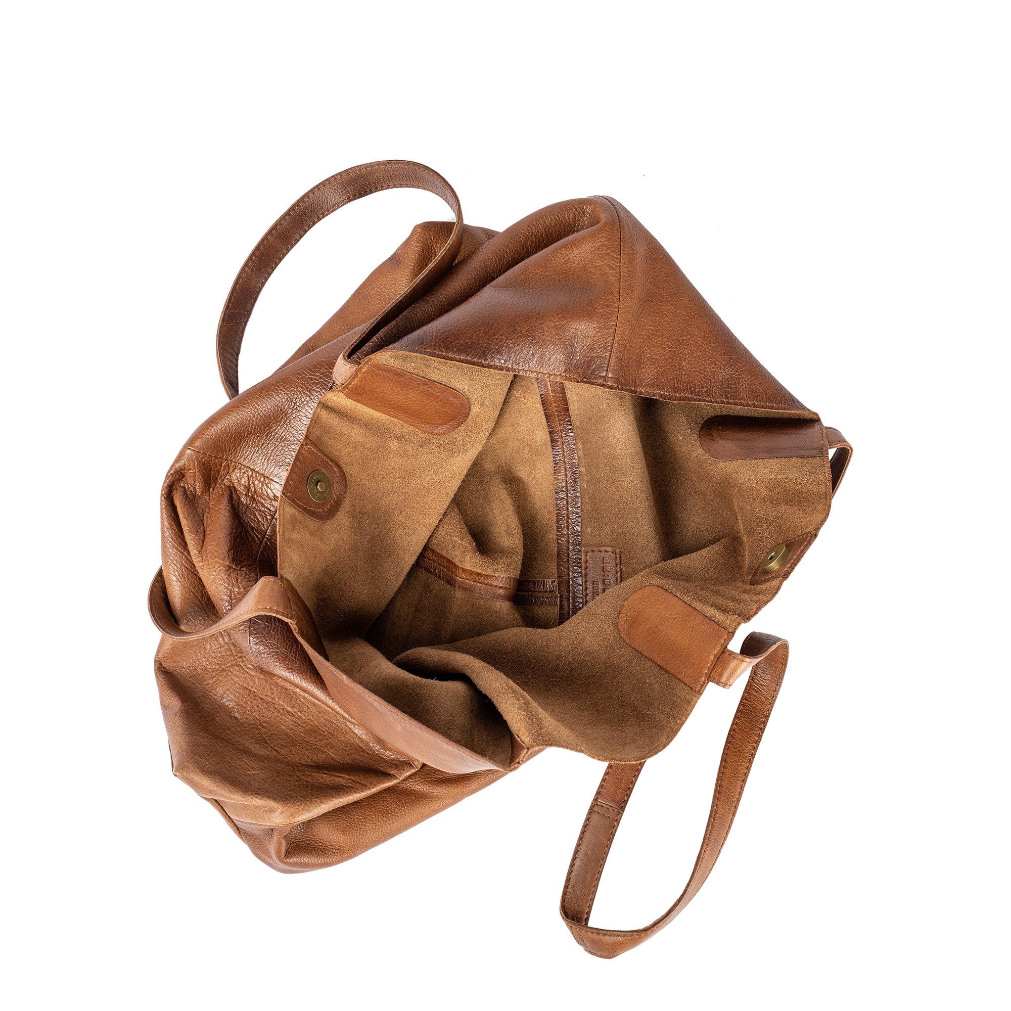 Marlo Urban Bag Walnut skinnveske innside