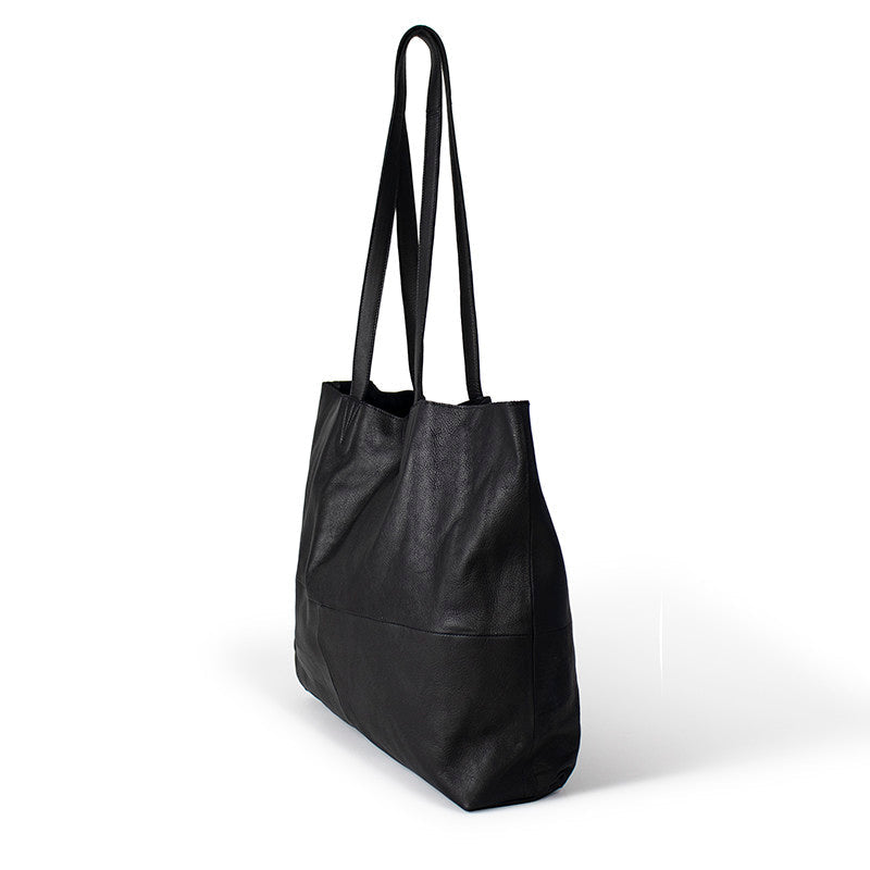 Marlo Urban Bag Sort skinnveske sideprofil