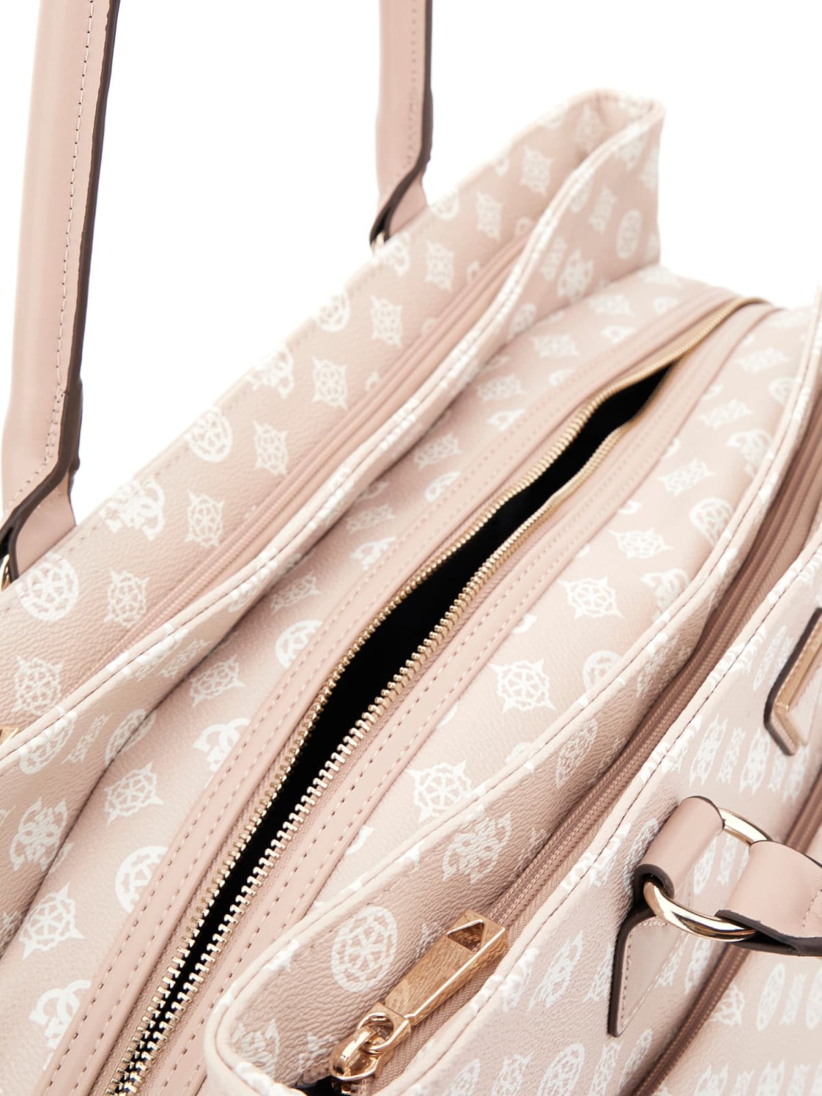 Reiseveske | Beige/Hvit | Gode inndelinger | WILDER SHOPPER TOTE