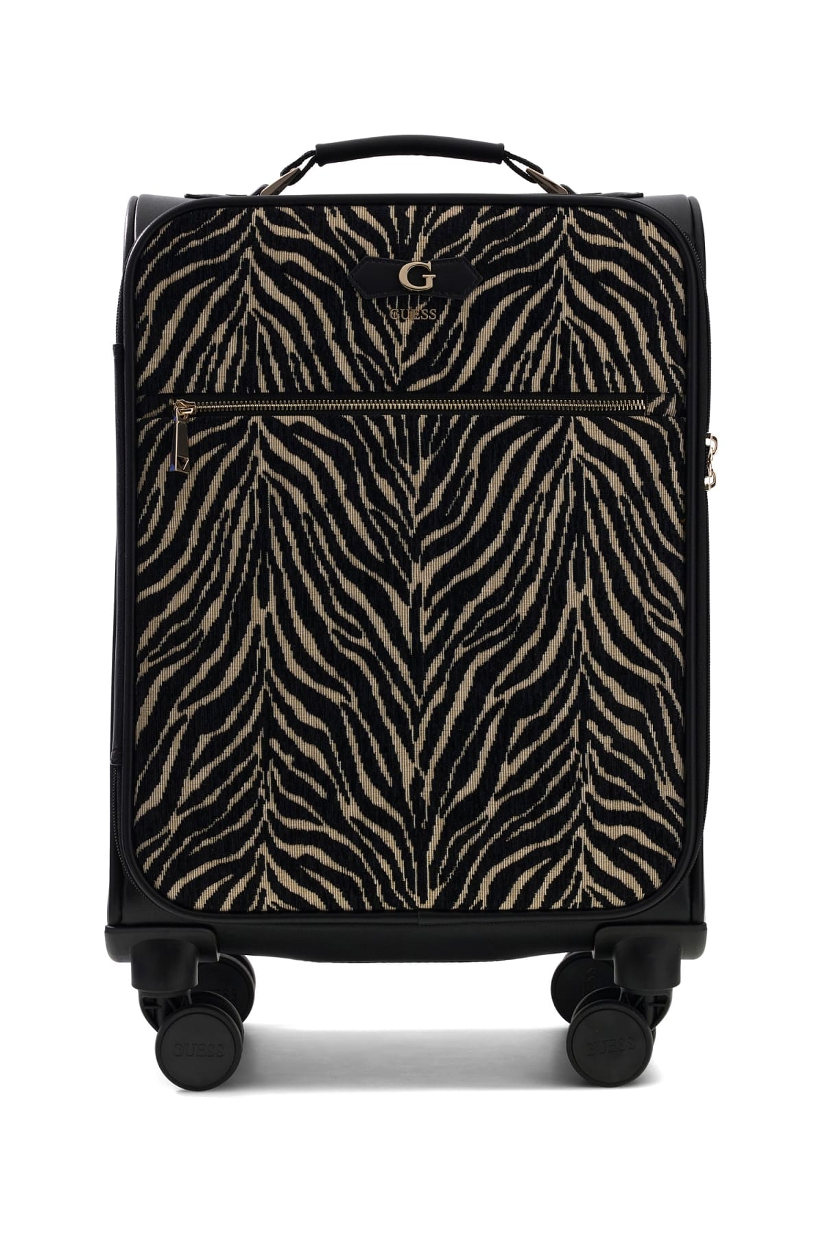 Guess Suzy 18" håndbagasjekoffert med 8 hjul, Zebra (sort)