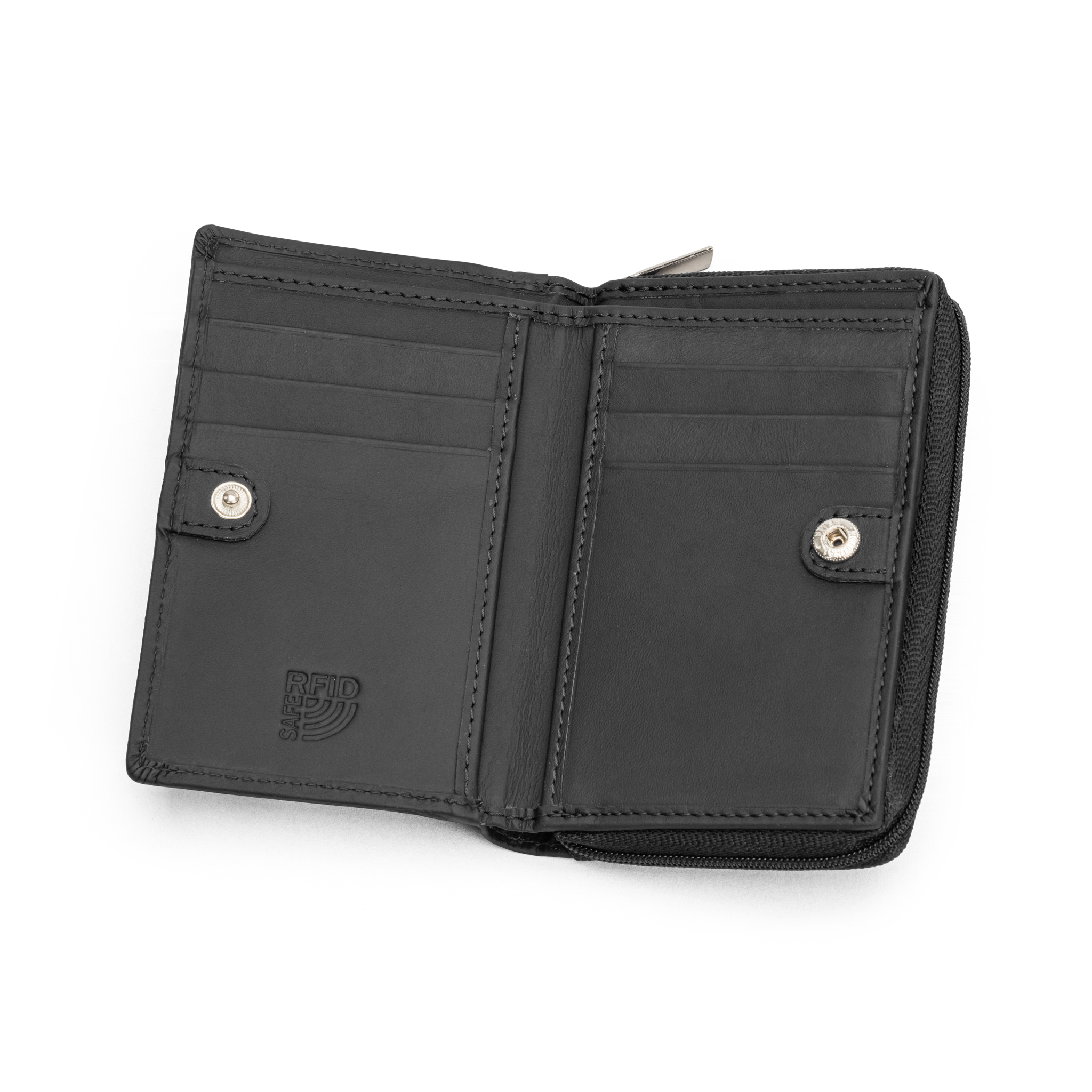 Lommebok | Skinn | Sort | 2162210