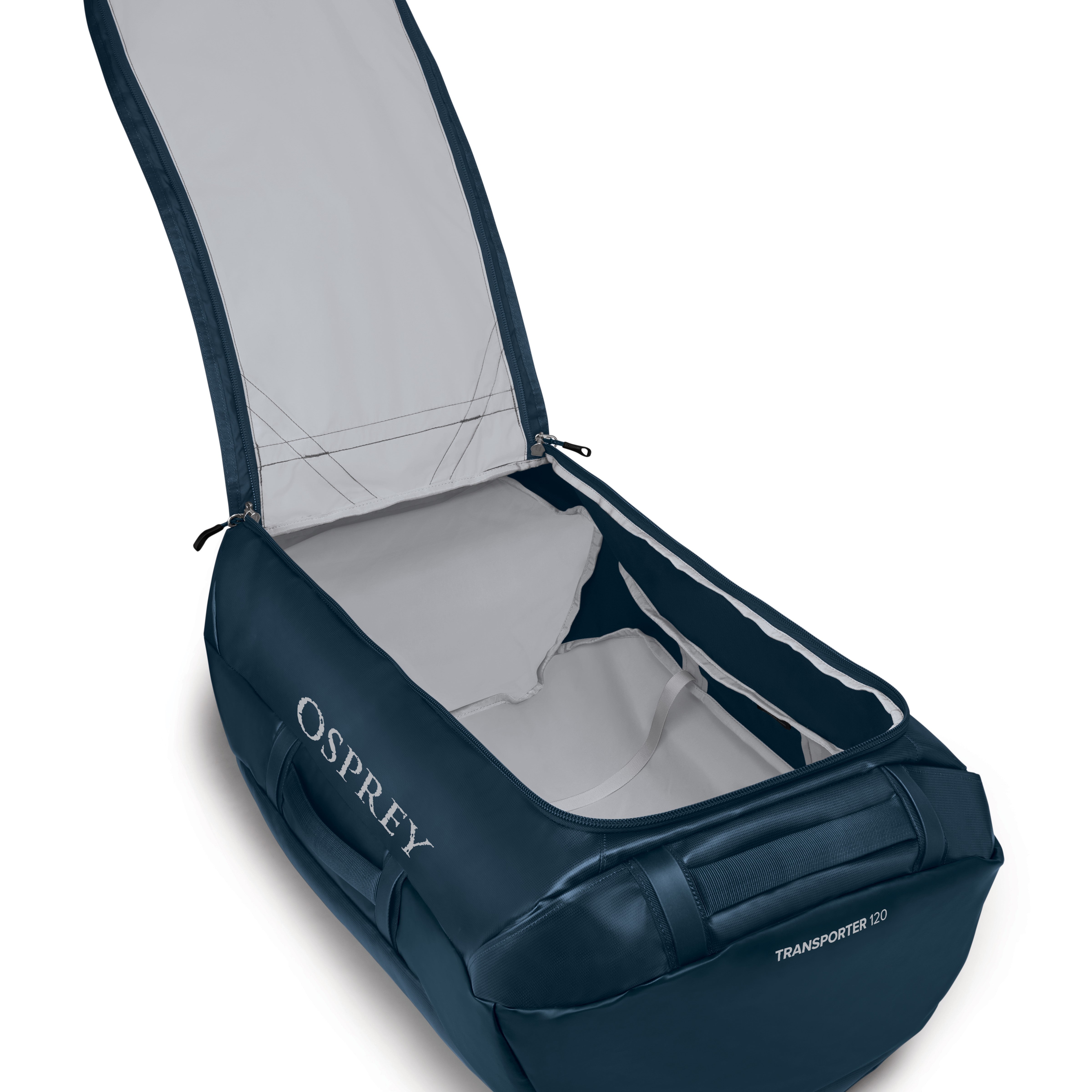 Bag/Sekk | 120 Liter | Sammenleggbar | Justerbar skulderstropper. | Venturi Blue | Transporter 120