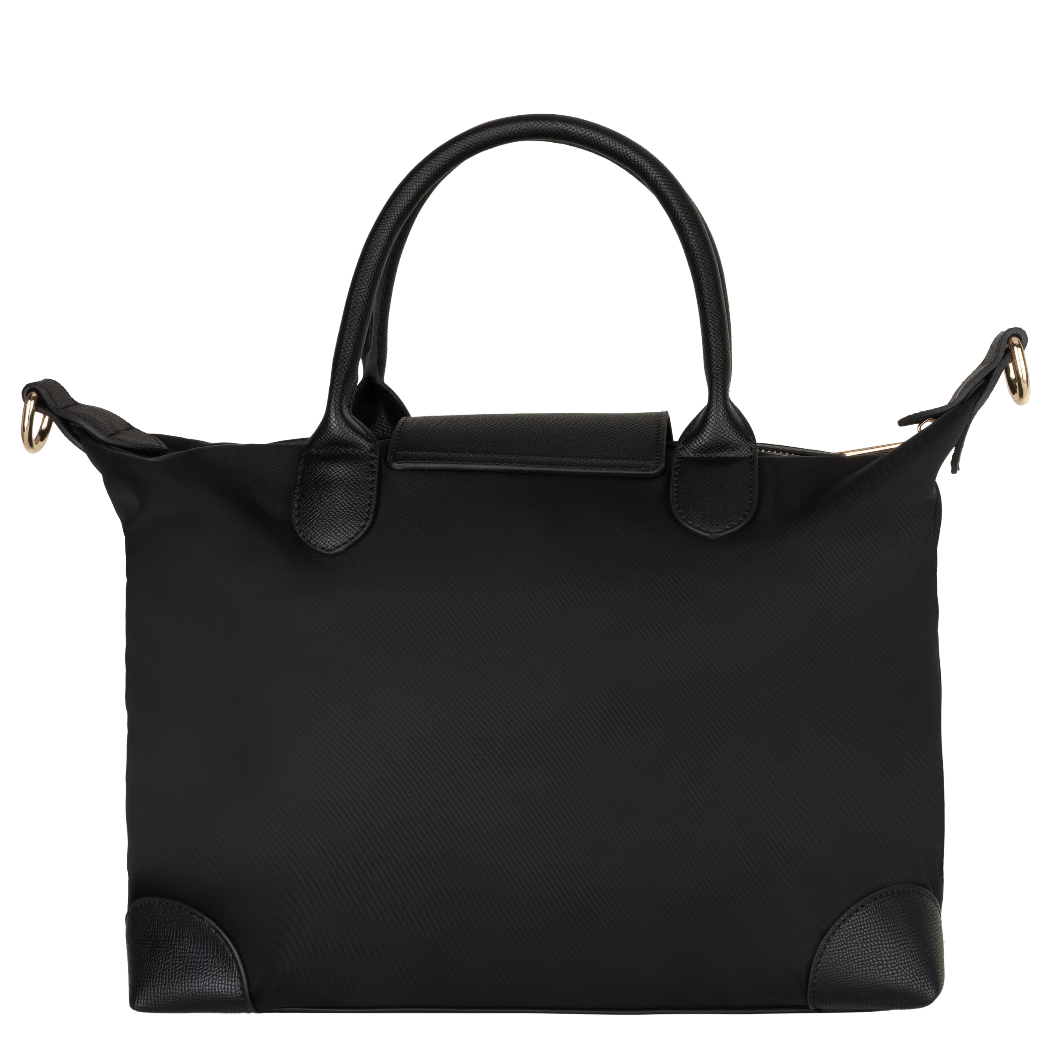 Håndveske | Nylon | 2 langreim | Sort | JOLLY RE