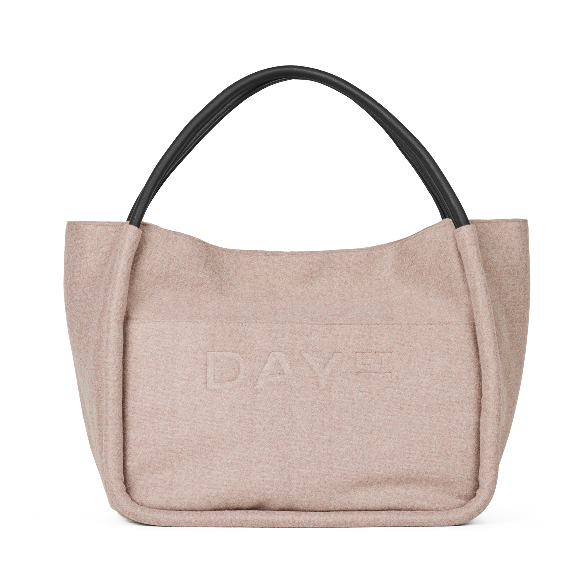 Day Woolen Small Shopper Taupe Melange